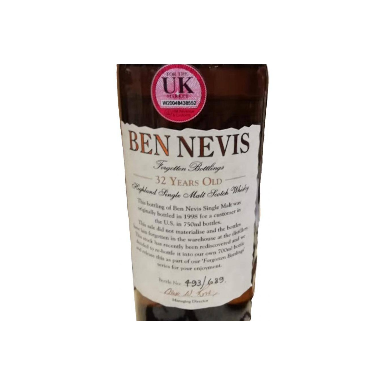 Ben Nevis 1966 32 Years Single Malt Whisky 3