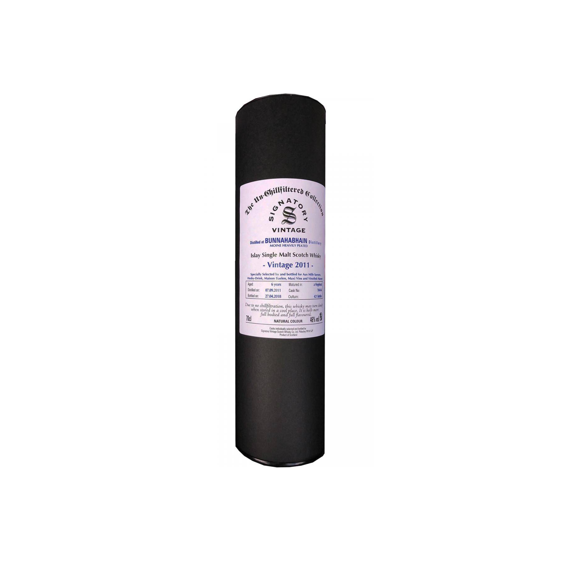 Bunnahabhain The Un-Chillfiltered Collection 2011 6 Years Single Malt Whisky