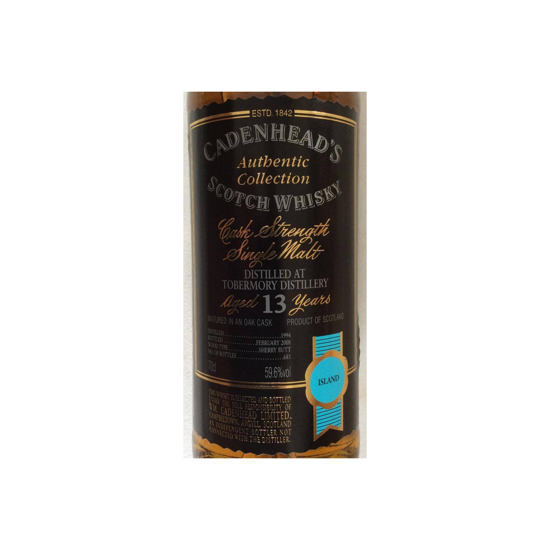 Tobermory Authentic Collection 1994 13 Years Single Malt Whisky