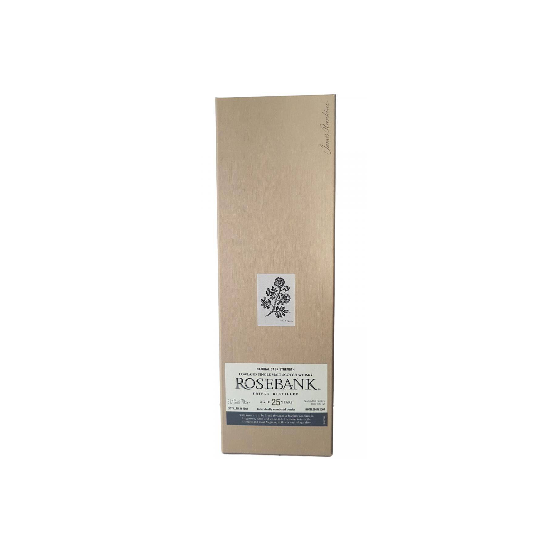 Rosebank 1981 25 Years Single Malt Whisky 2