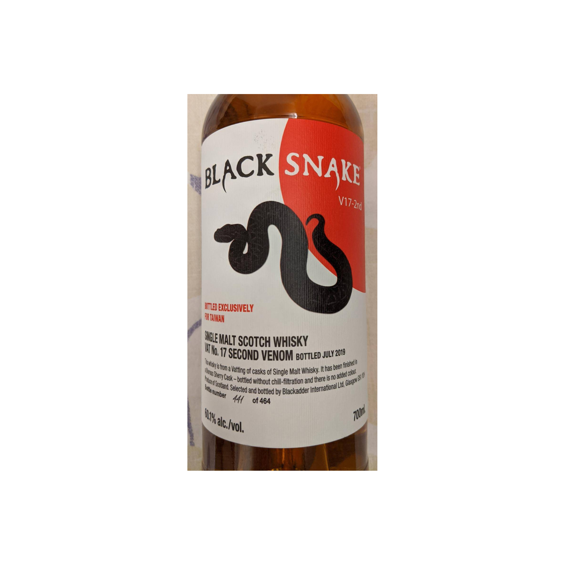 Blackadder Single Malt Whisky 2