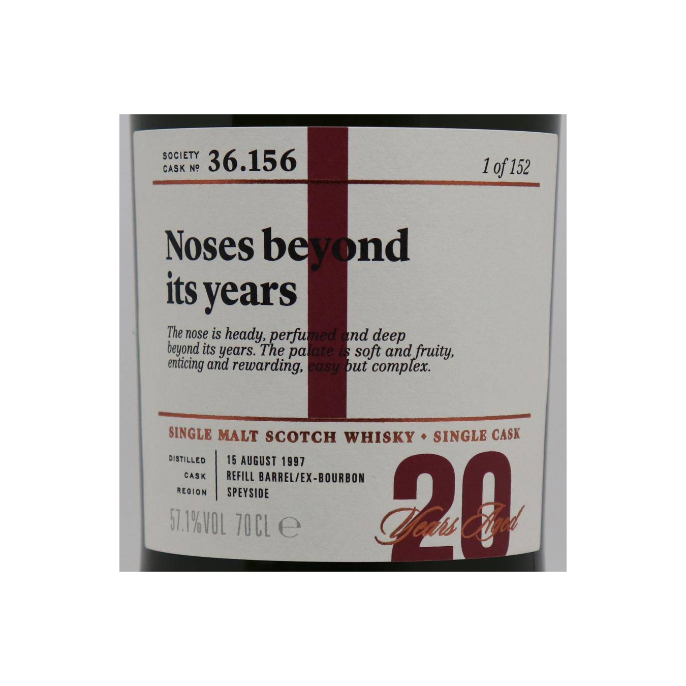 The Scotch Malt Whisky Society 1997 20 Years Single Malt Whisky 2