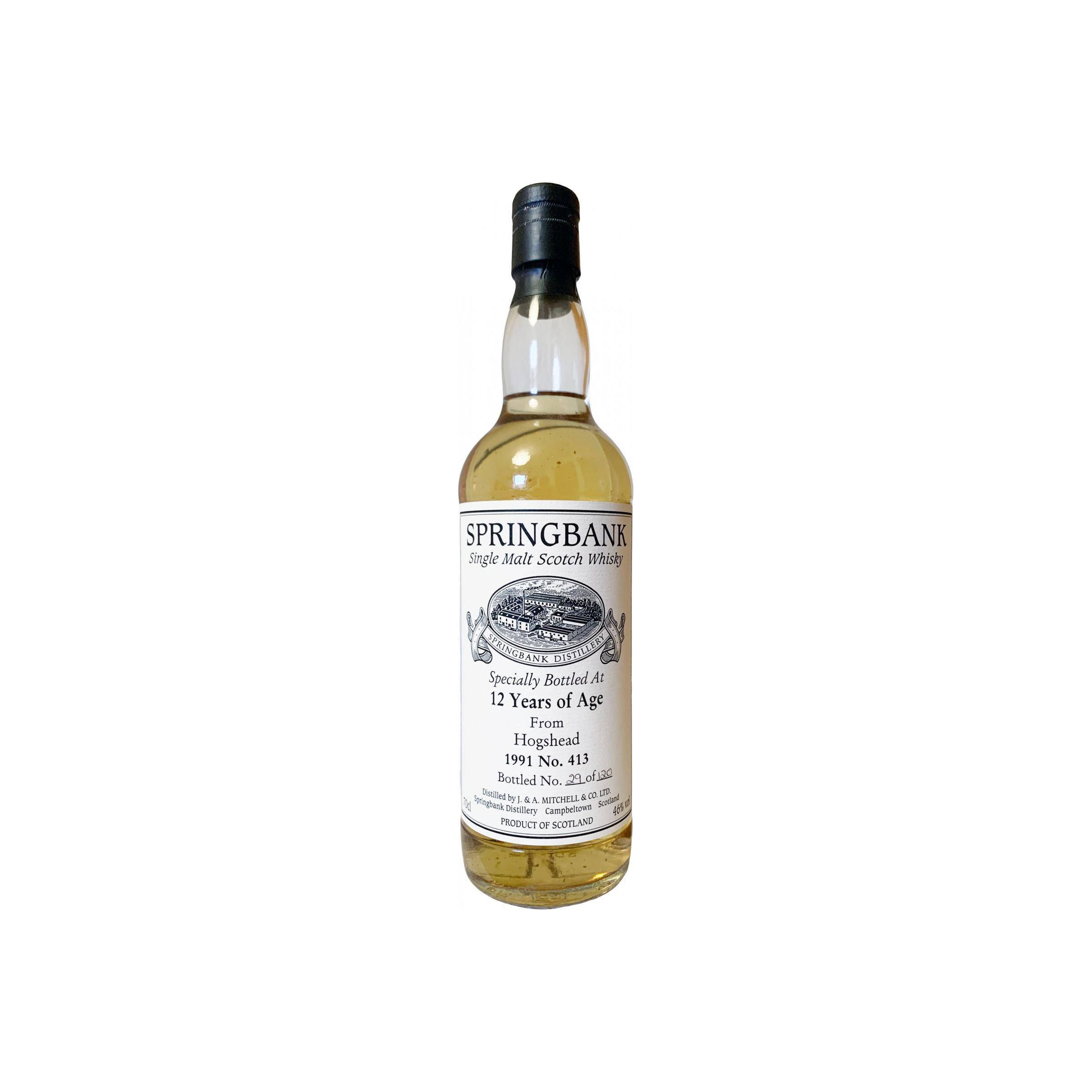 Springbank Private Cask 1991 12 Years Single Malt Whisky