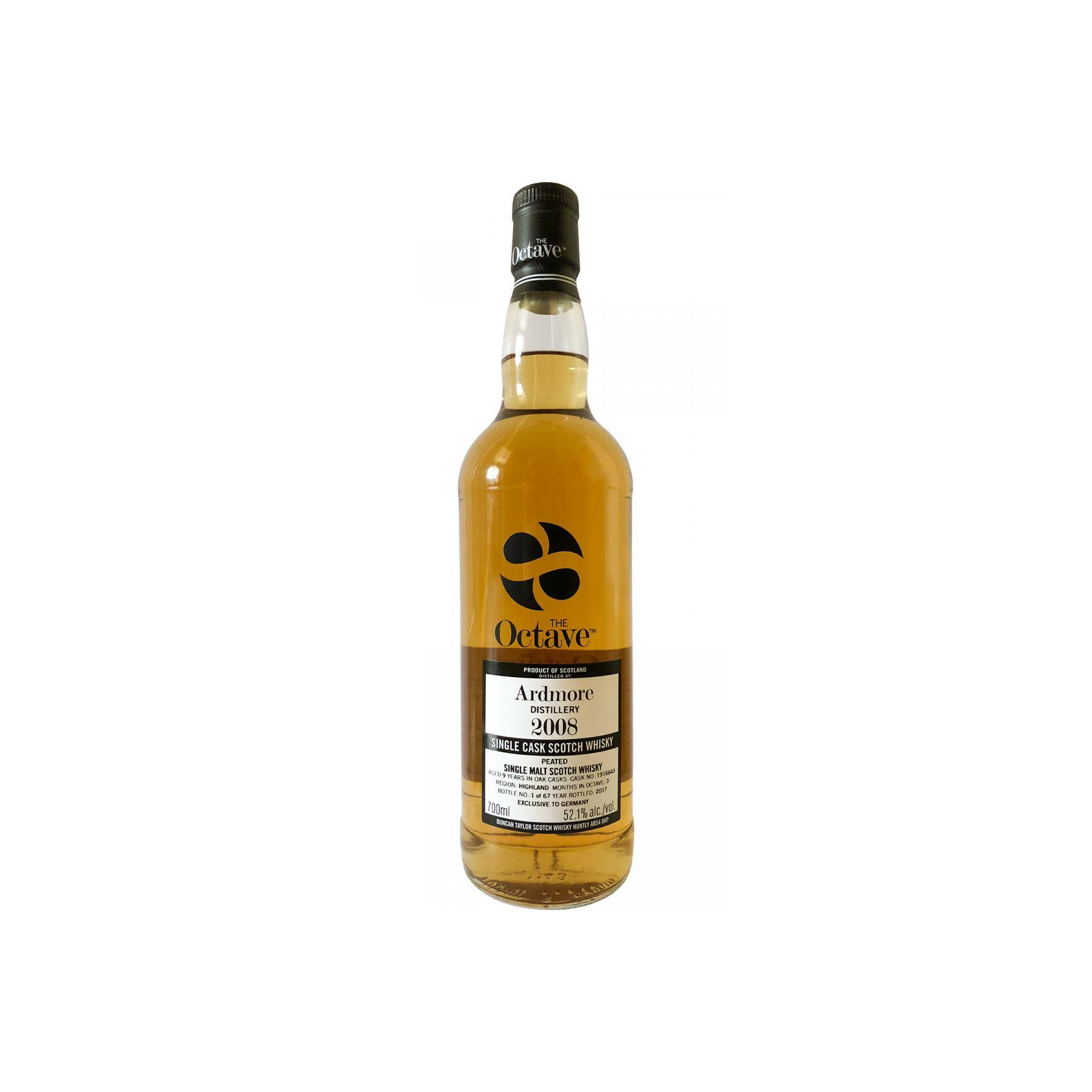 Ardmore The Octave 2008 9 Years Single Malt Whisky