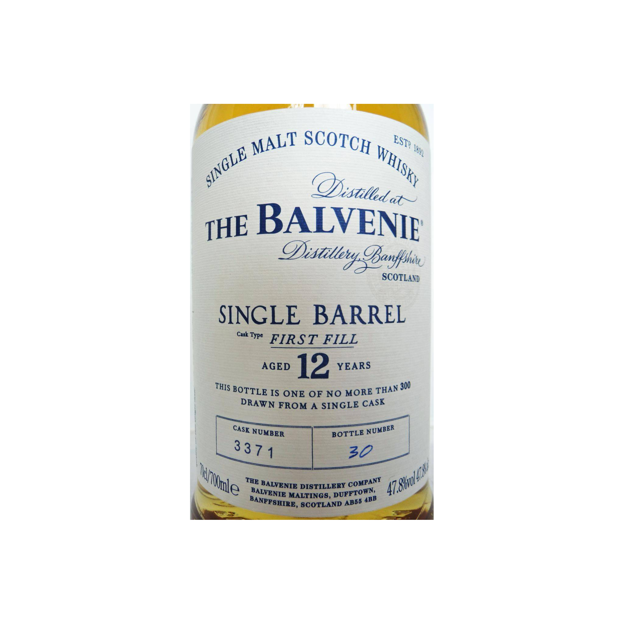 The Balvenie Single Cask 12 Years Single Malt Whisky 2