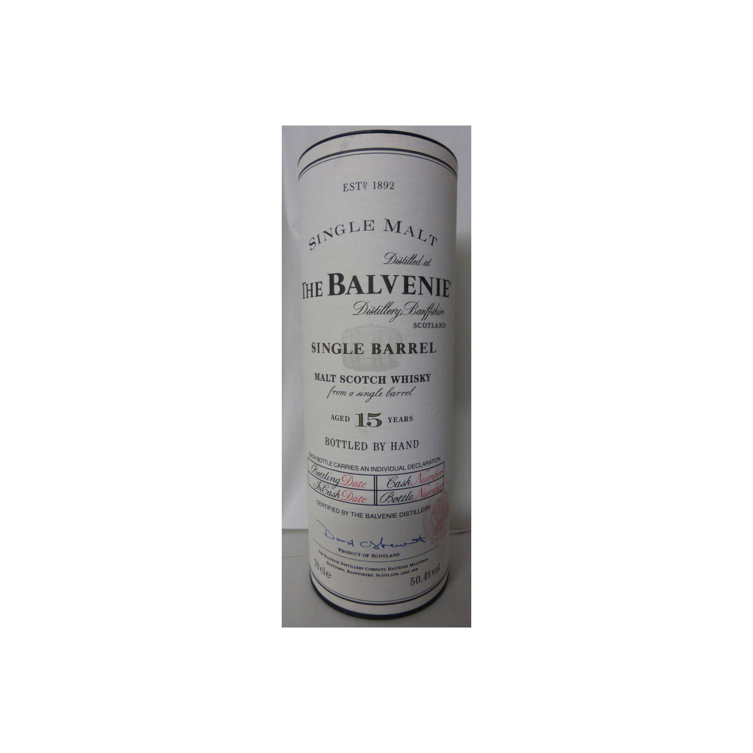 The Balvenie Single Cask 1982 15 Years Single Malt Whisky 3