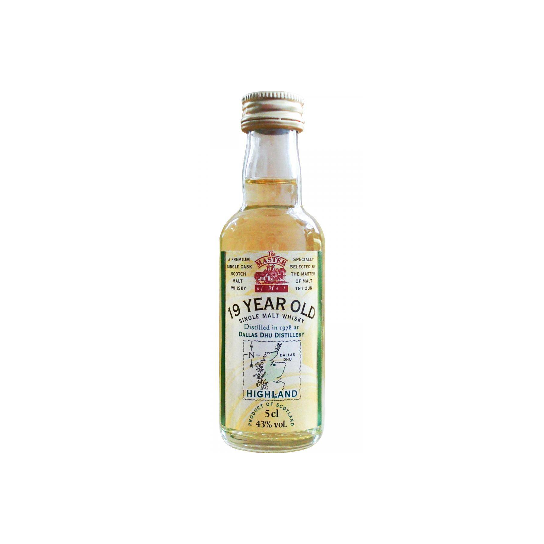 Dallas Dhu Miniature 1978 19 Years Single Malt Whisky 2