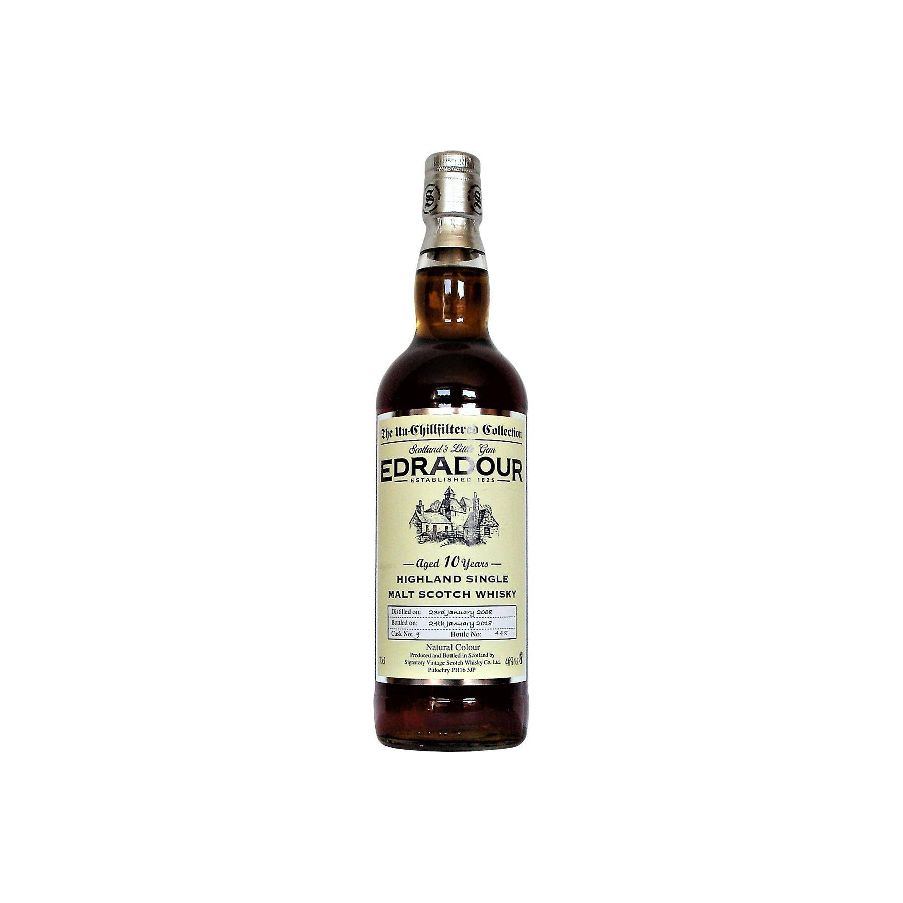Edradour The Un-Chillfiltered Collection 2008 10 Years Single Malt Whisky