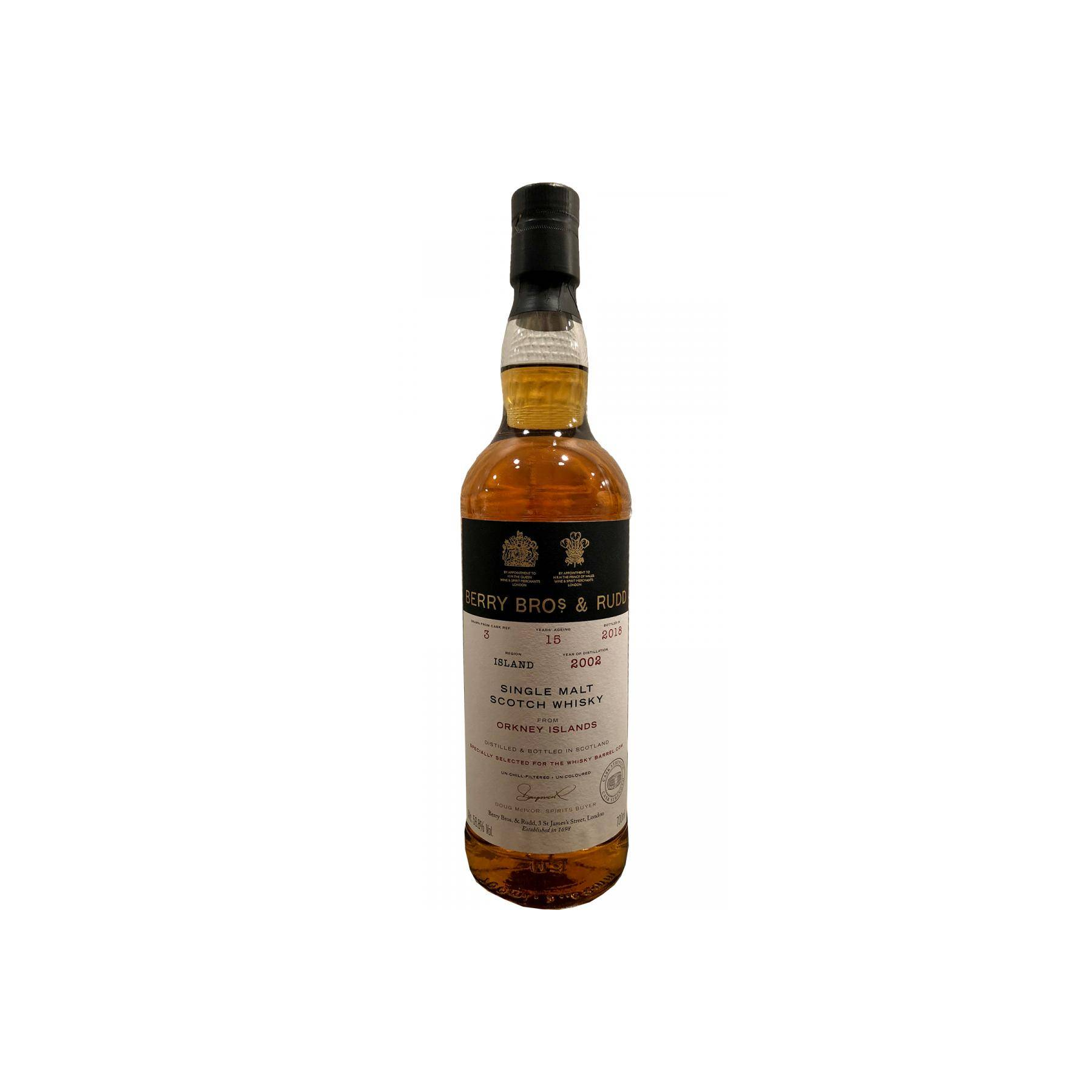 Berry Bros. & Rudd 2002 15 Years Single Malt Whisky