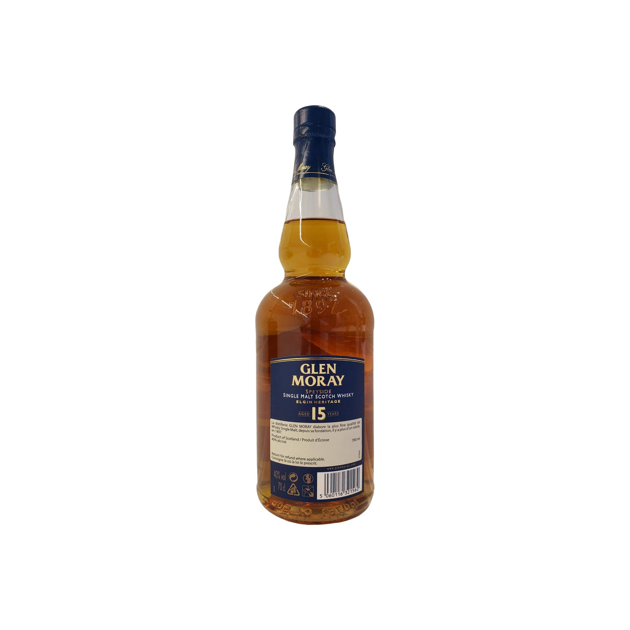 Glen Moray 15 Years Single Malt Whisky 2