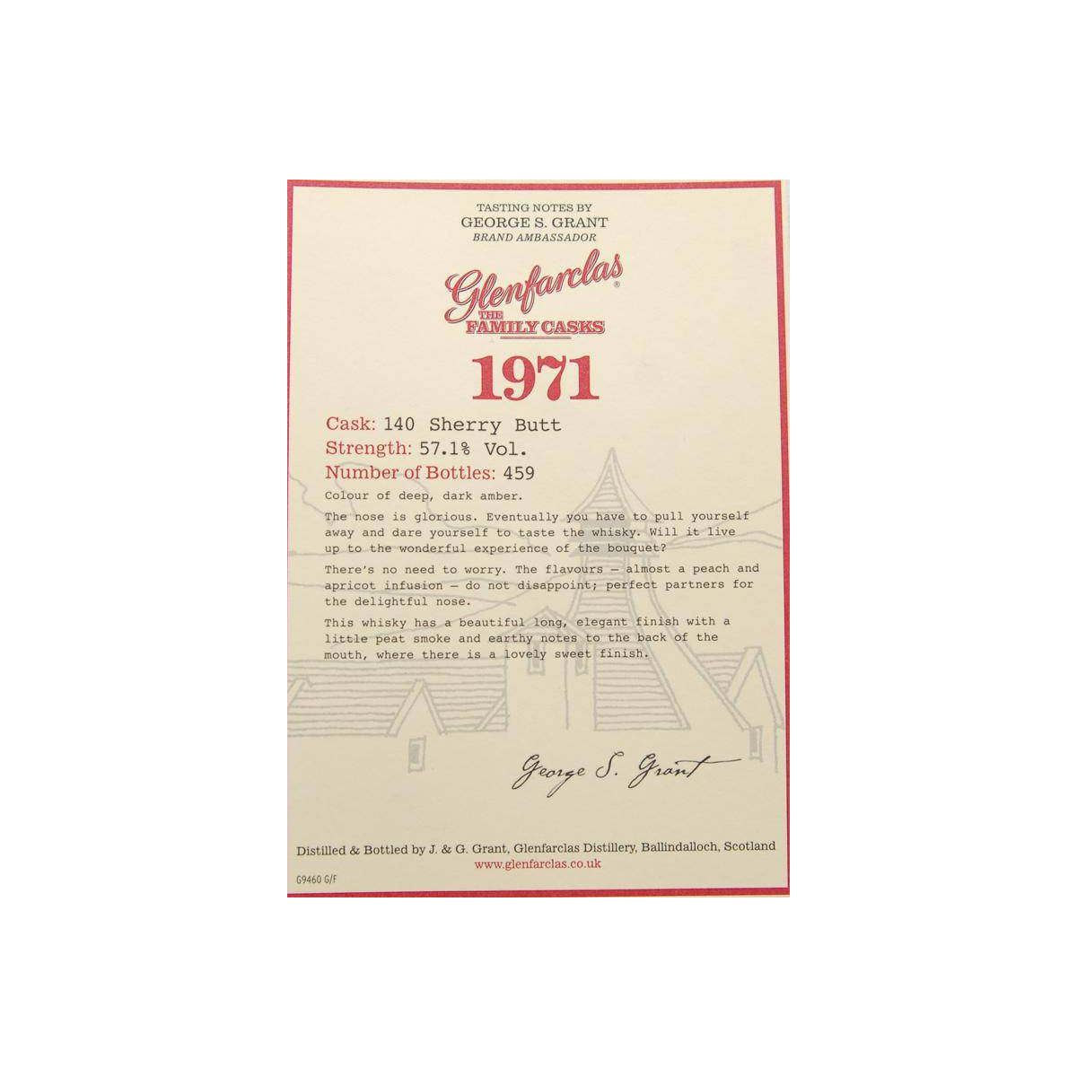 Glenfarclas 1971 36 Years Single Malt Whisky 3