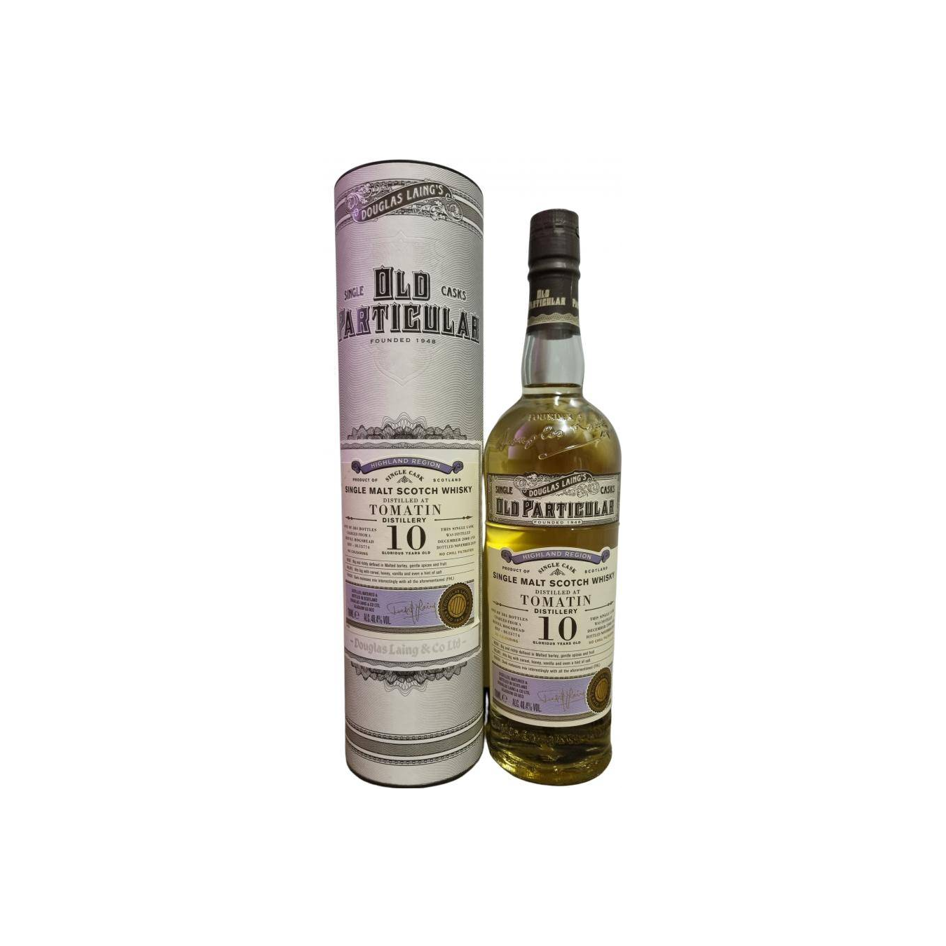 Tomatin Old Particular 2008 10 Years Single Malt Whisky 2