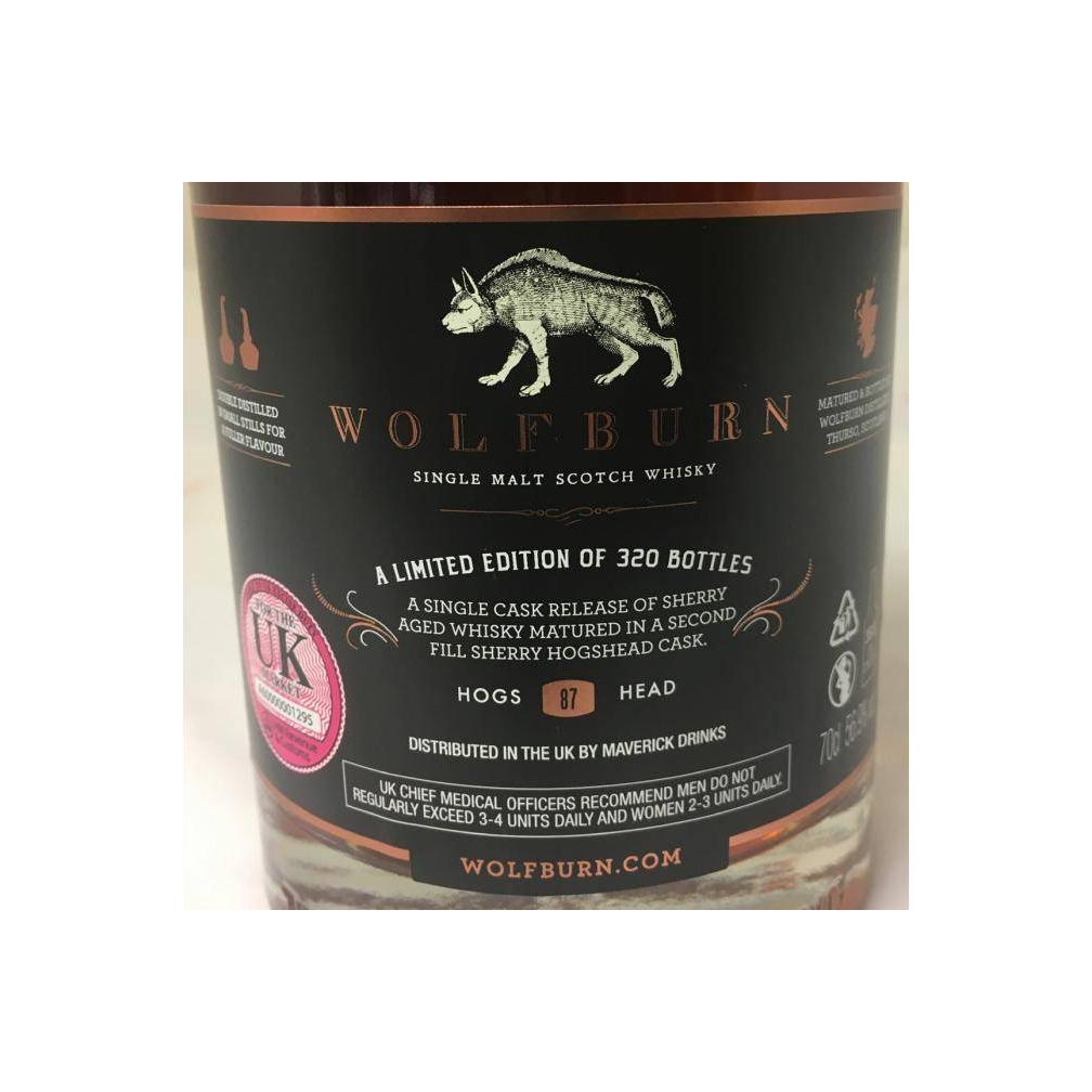 Wolfburn Limited Edition Single Malt Whisky 2