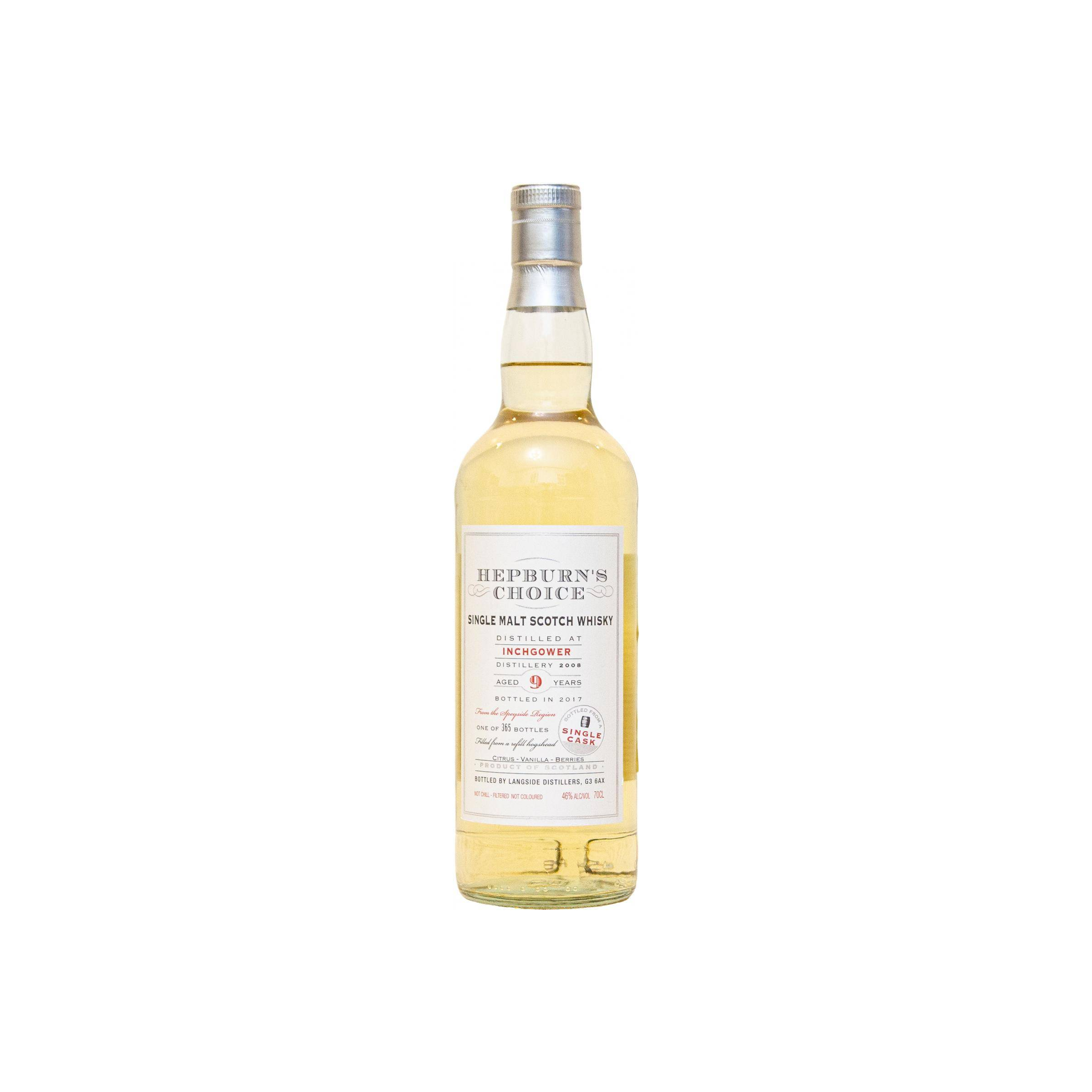 Inchgower 2008 9 Years Single Malt Whisky