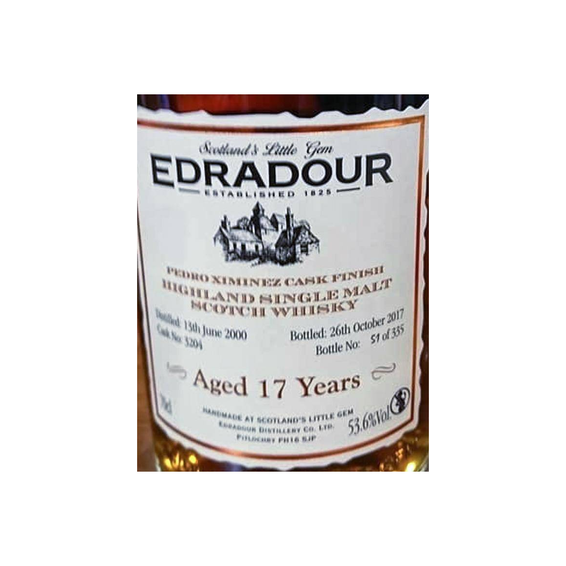 Edradour 2000 17 Years Single Malt Whisky 3