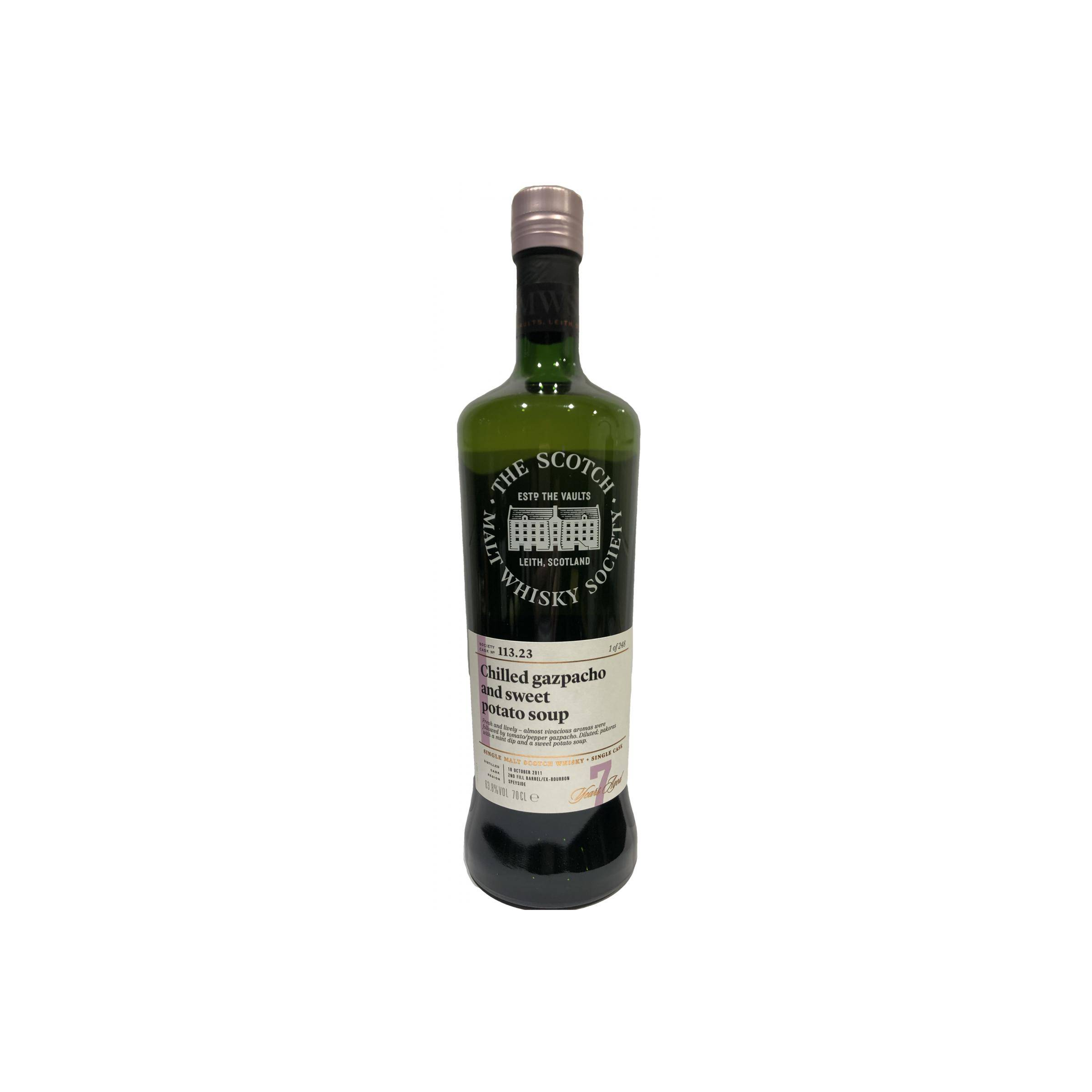 The Scotch Malt Whisky Society 2011 7 Years Single Malt Whisky