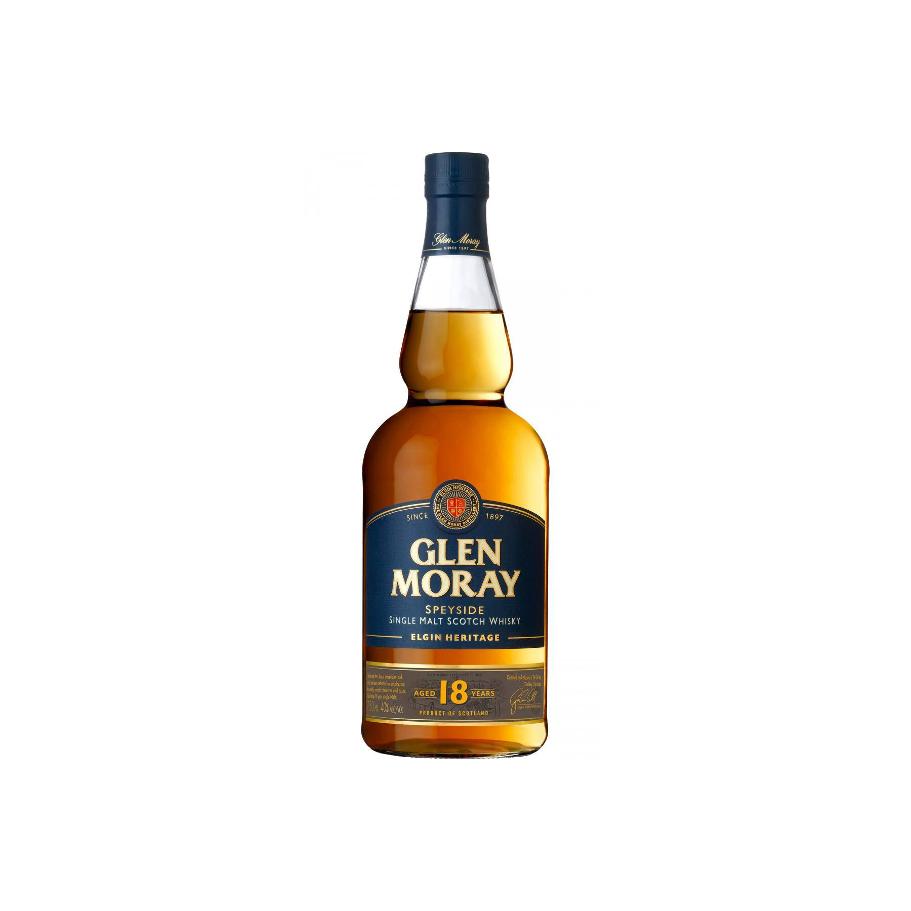 Glen Moray 18 Years Single Malt Whisky