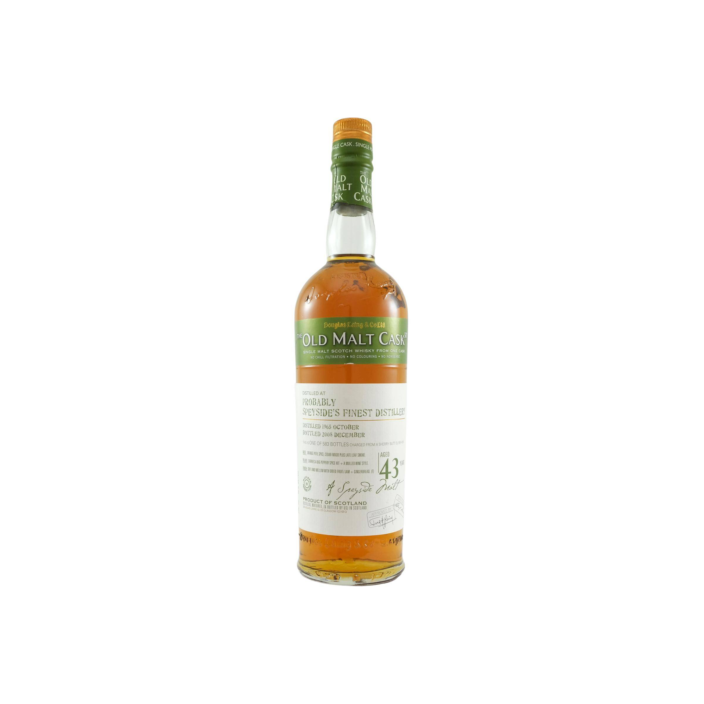 Douglas Laing Old Malt Cask 1965 43 Years Single Malt Whisky
