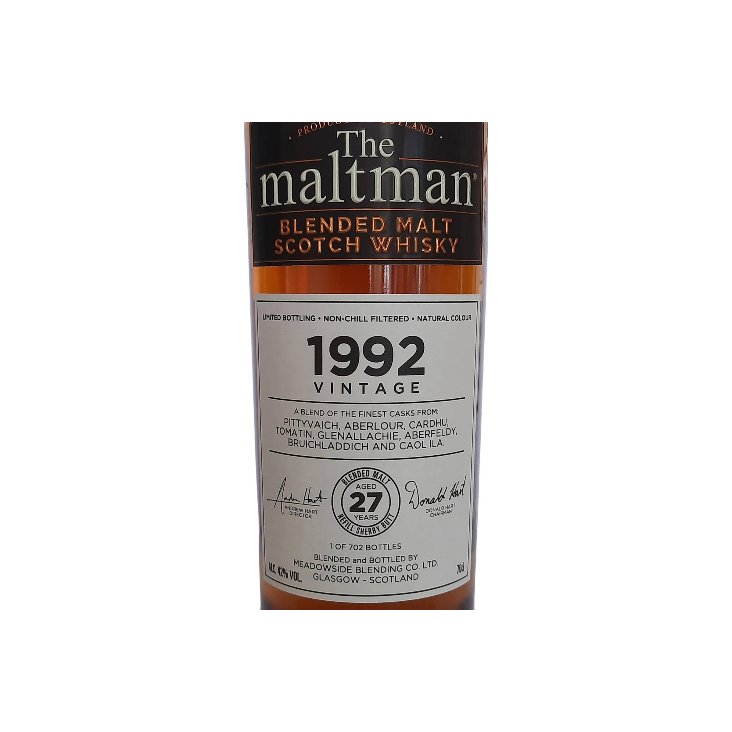 Meadowside Blending 1992 27 Years Blended Malt Whisky 3