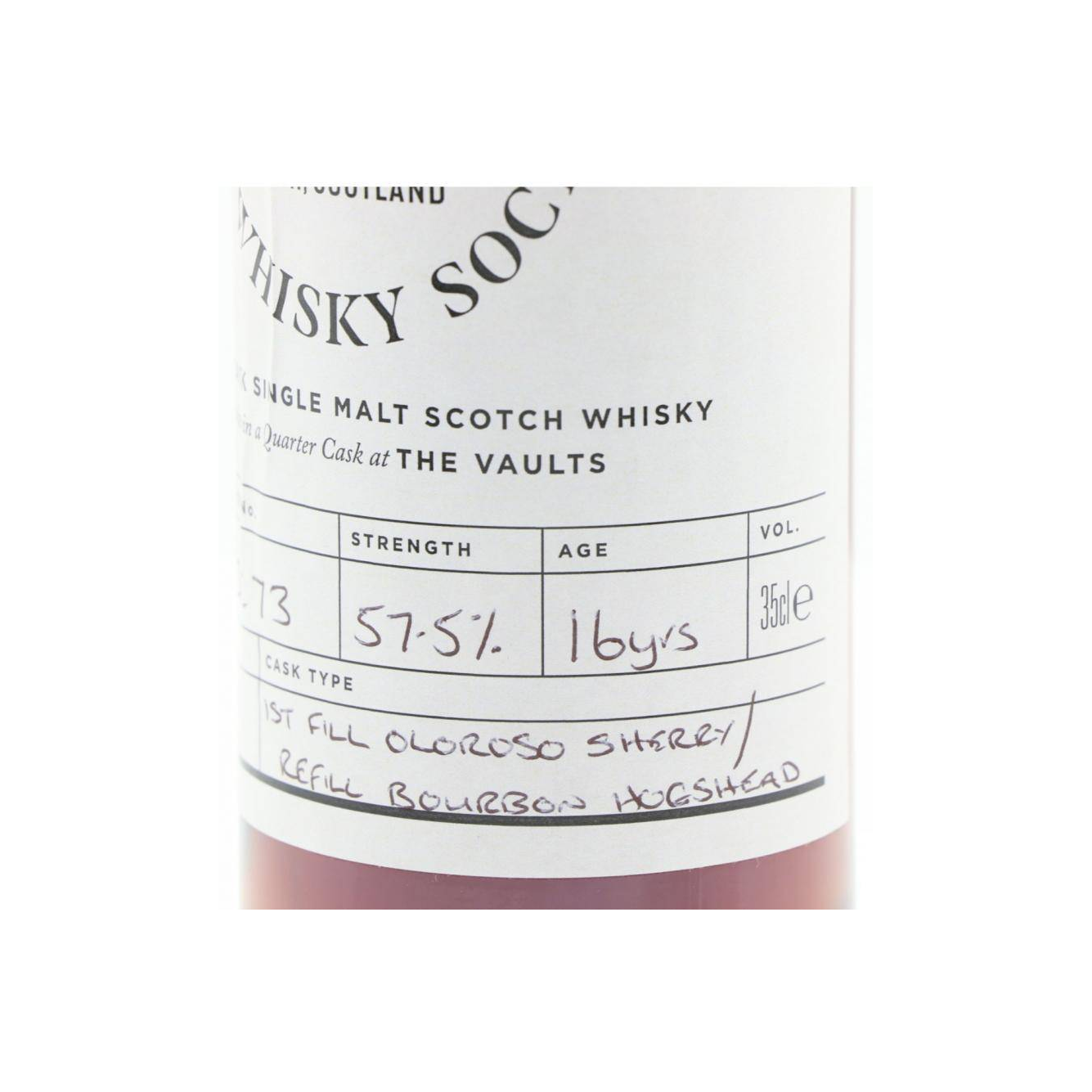 The Scotch Malt Whisky Society 2003 16 Years Single Malt Whisky 2