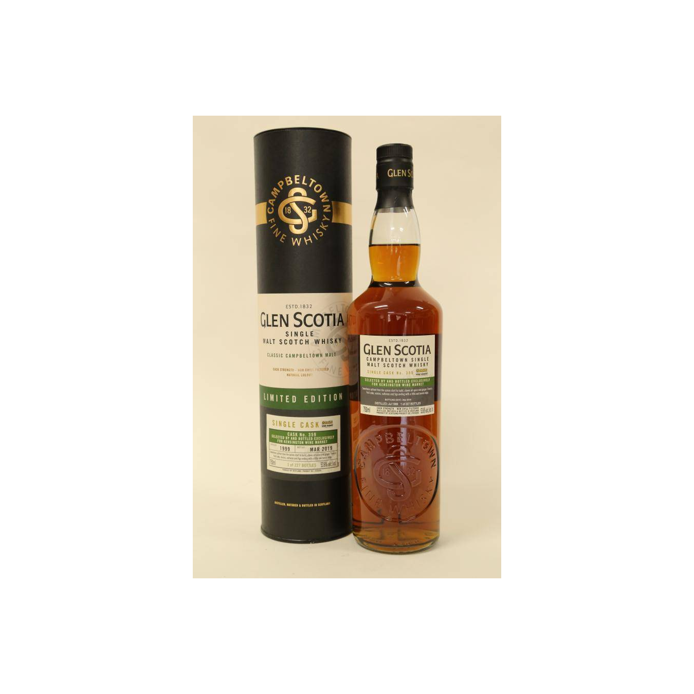 Glen Scotia 1999 19 Years Single Malt Whisky 2
