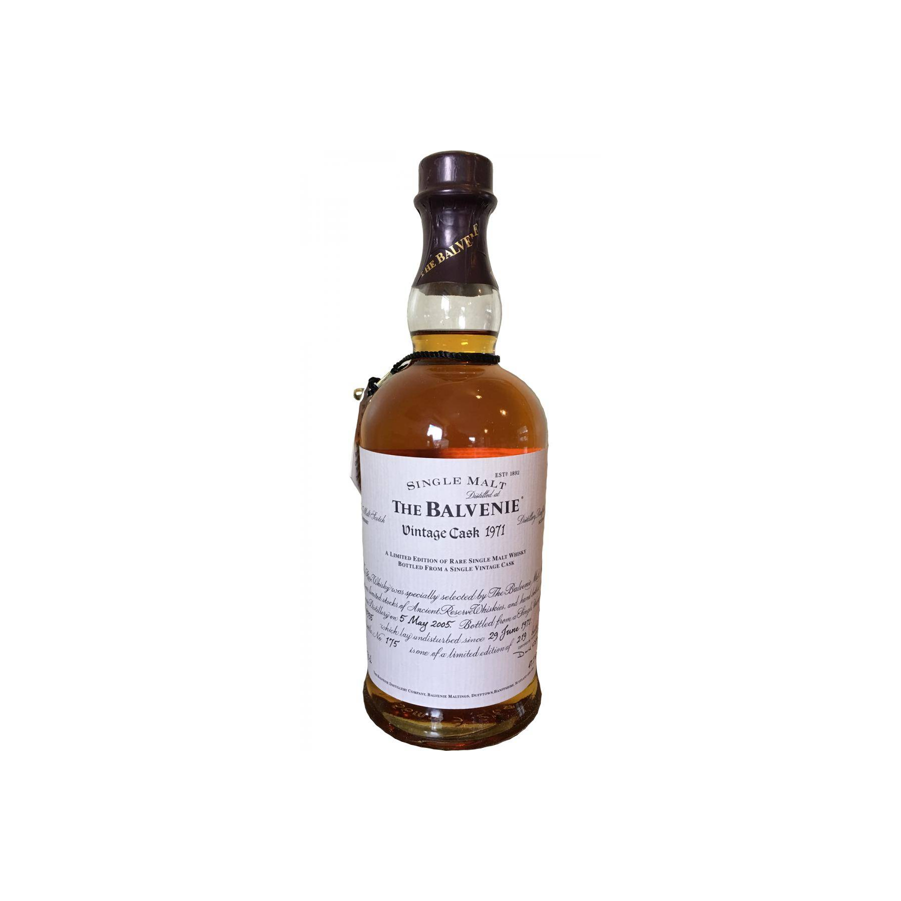 The Balvenie 1971 33 Years Single Malt Whisky