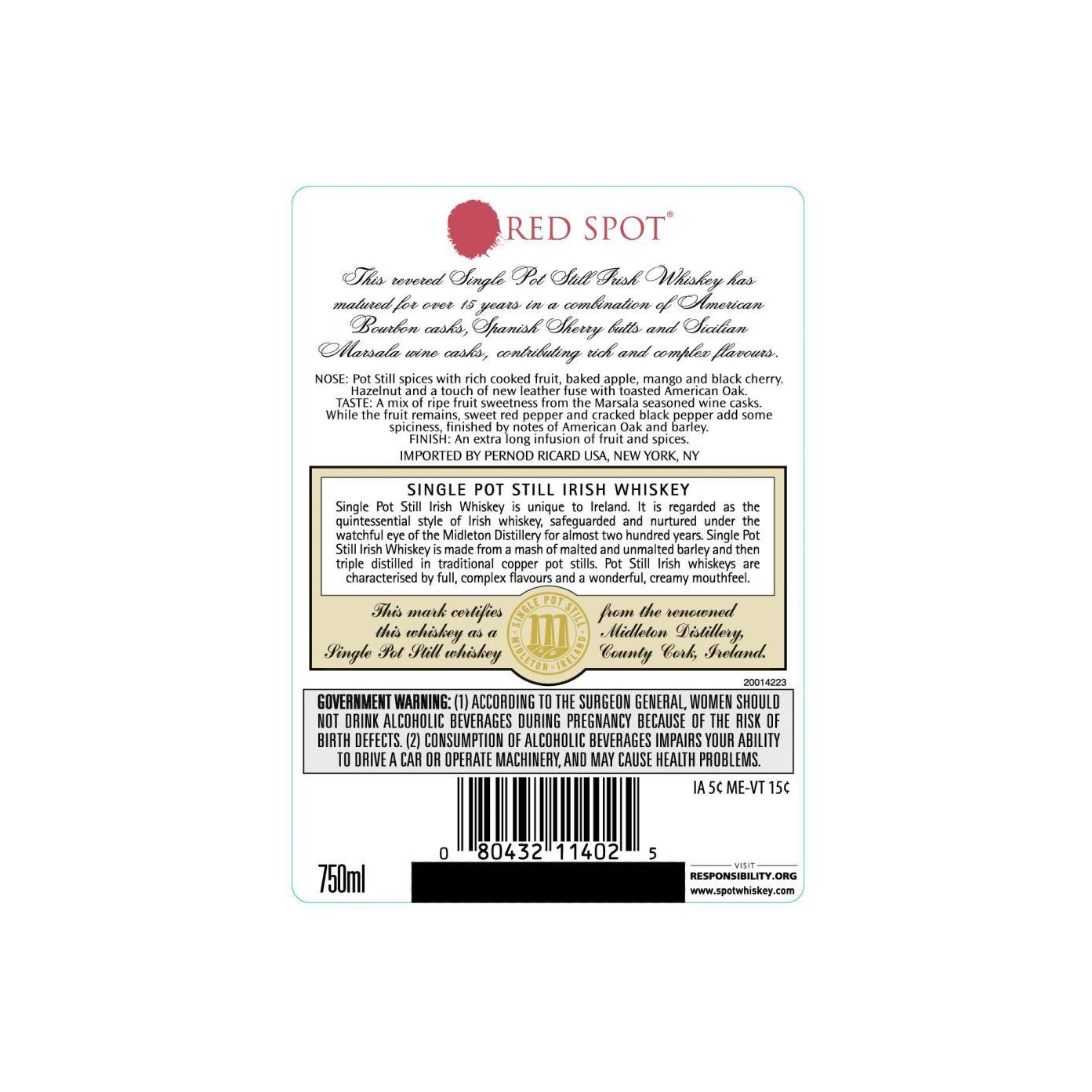 Red Spot 15 Years Single Pot Still Whisky 3
