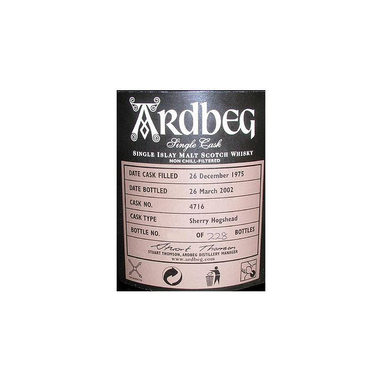 Ardbeg Single Cask 1975 26 Years Single Malt Whisky 2