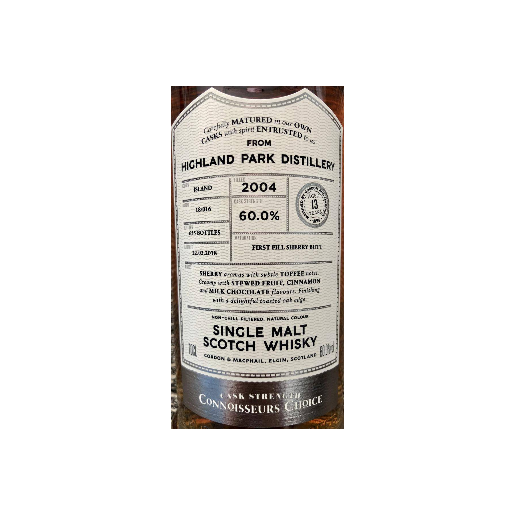 Highland Park Connoisseurs Choice - Cask Strength 2004 13 Years Single Malt Whisky 2