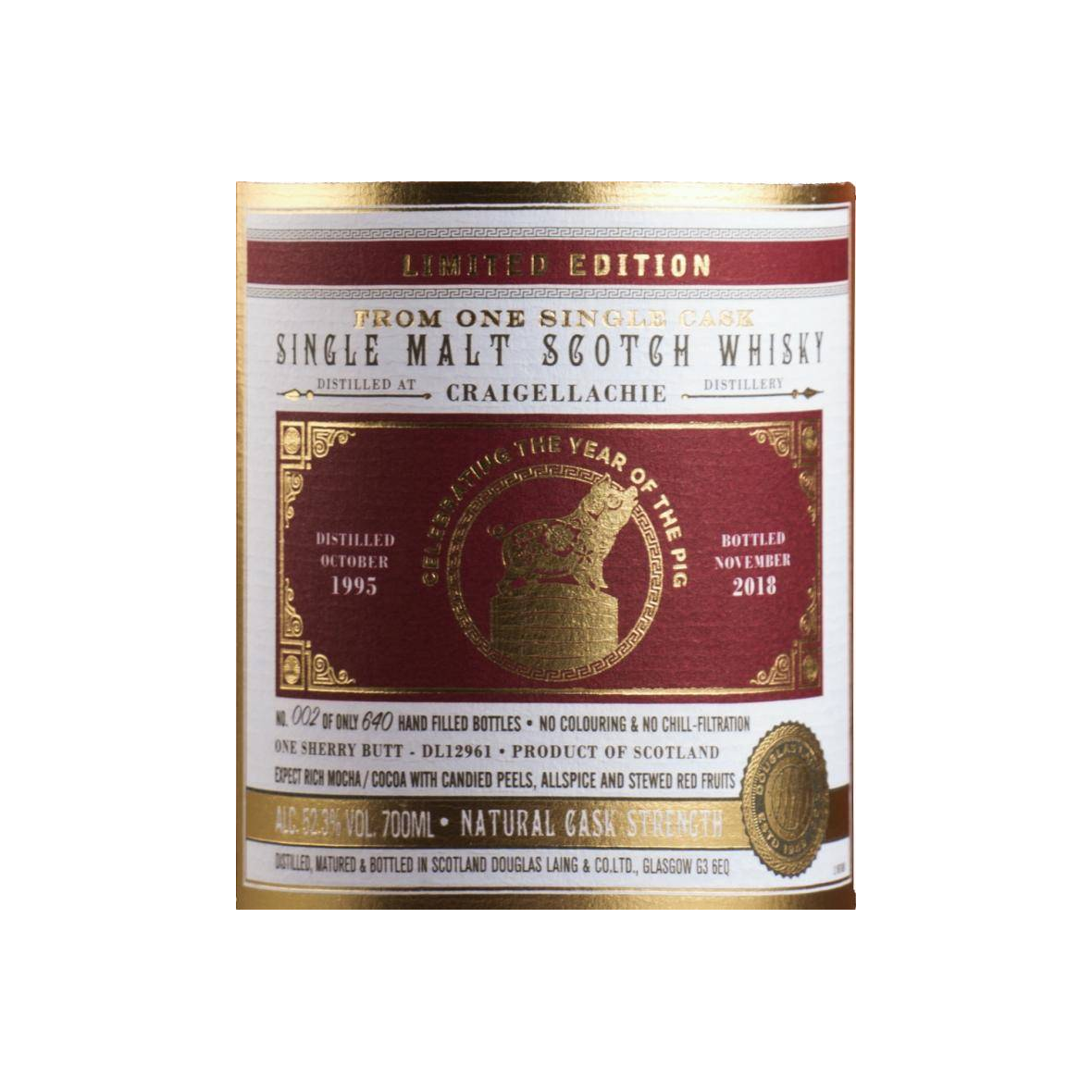 Craigellachie 1995 23 Years Single Malt Whisky 3