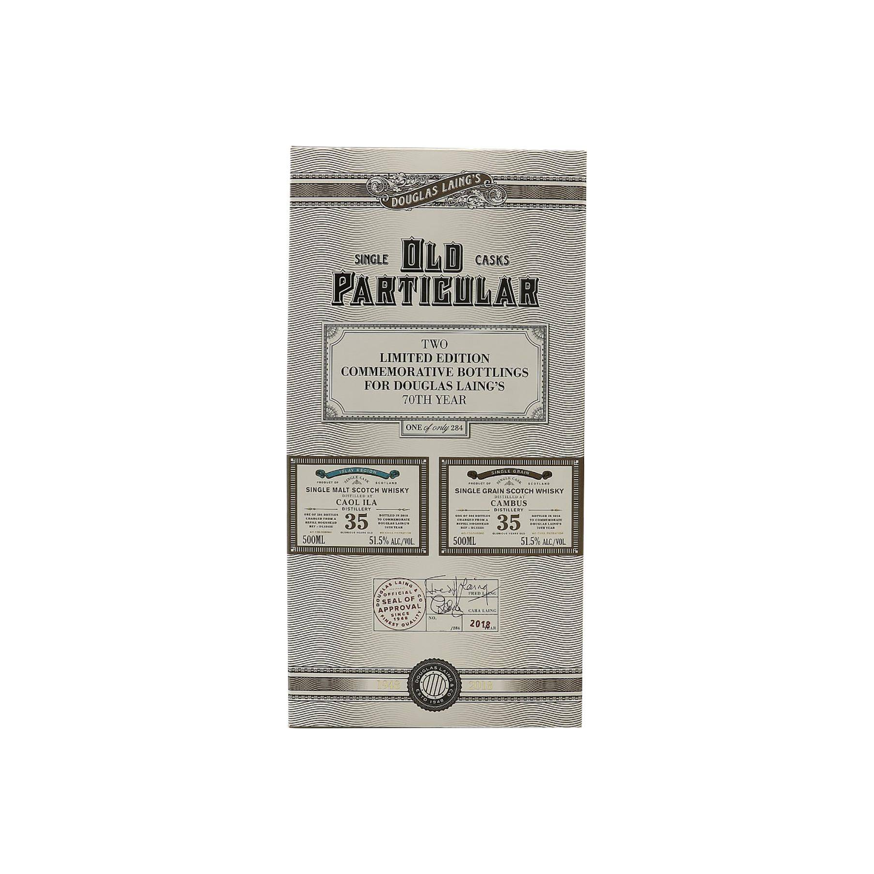 Caol Ila Old Particular 35 Years Single Malt Whisky 3