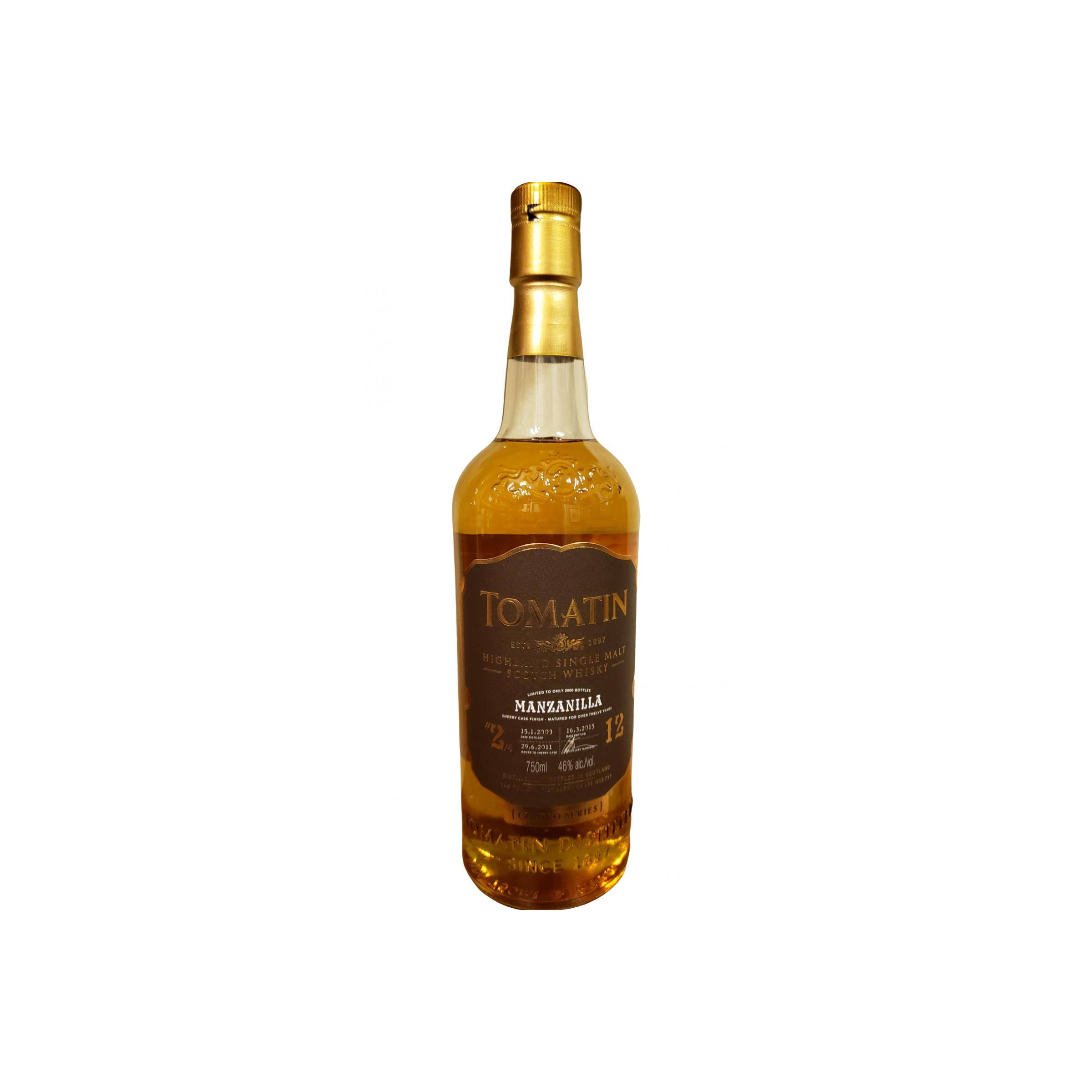 Tomatin 2003 12 Years Single Malt Whisky