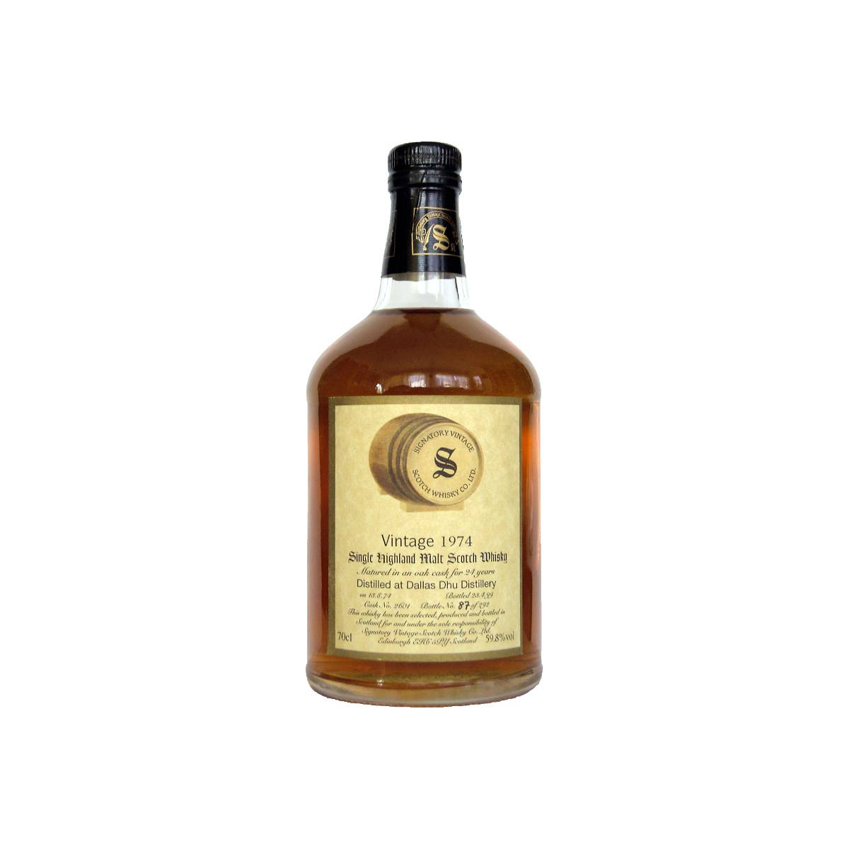 Dallas Dhu Vintage Collection - Dumpy 1974 24 Years Single Malt Whisky