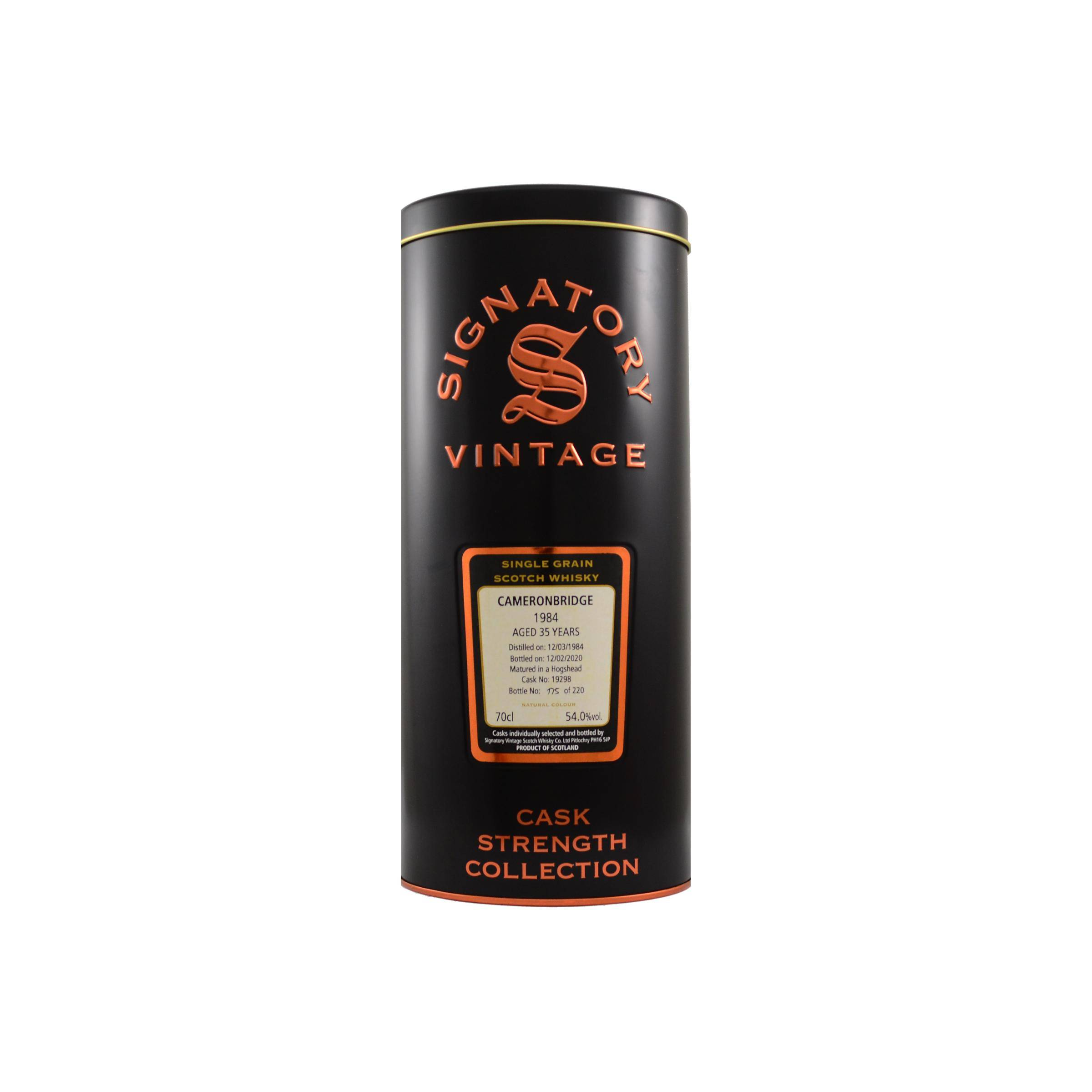 Cameronbridge Cask Strength Collection 1984 35 Years Single Grain Whisky 2