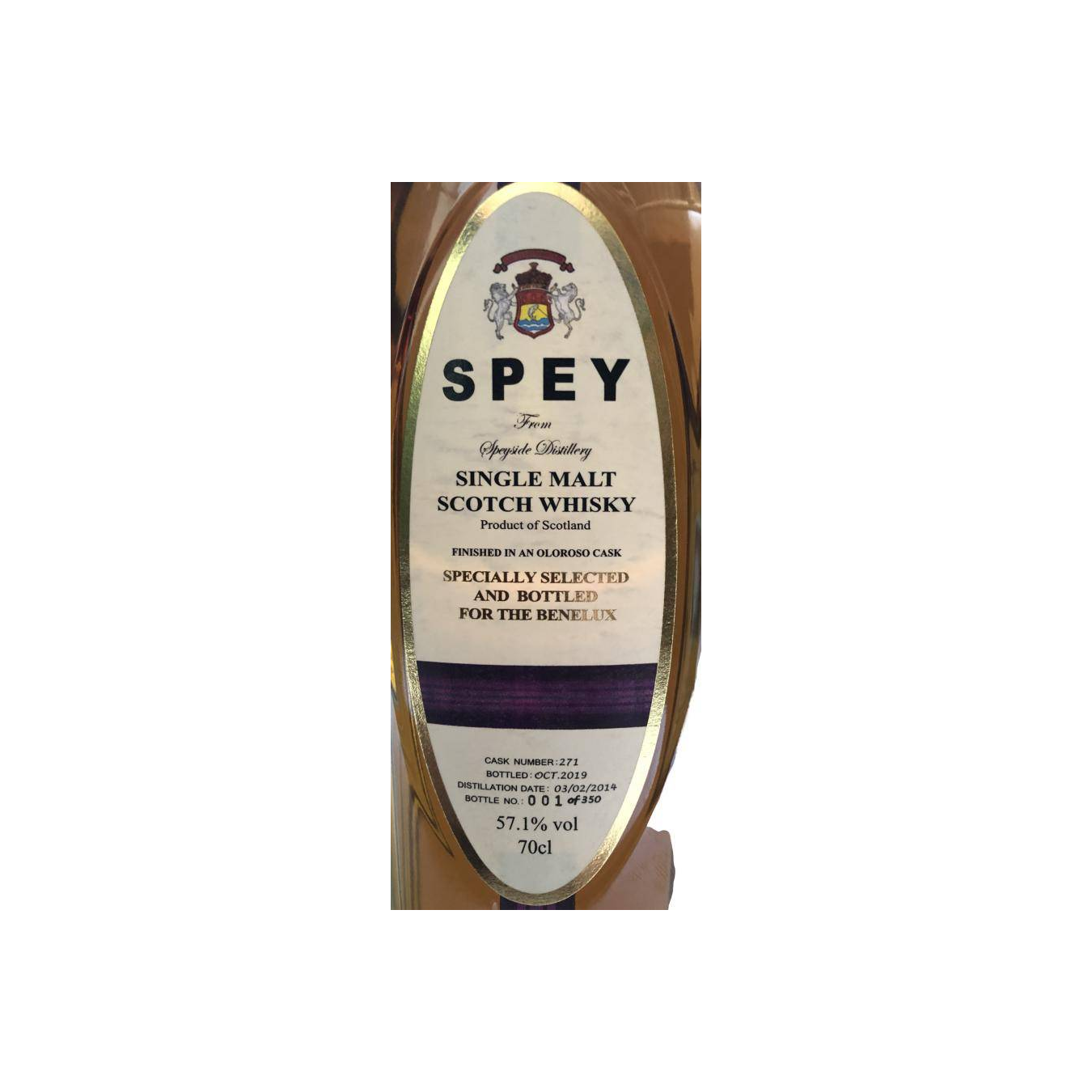 The Speyside 2014 5 Years Single Malt Whisky 2