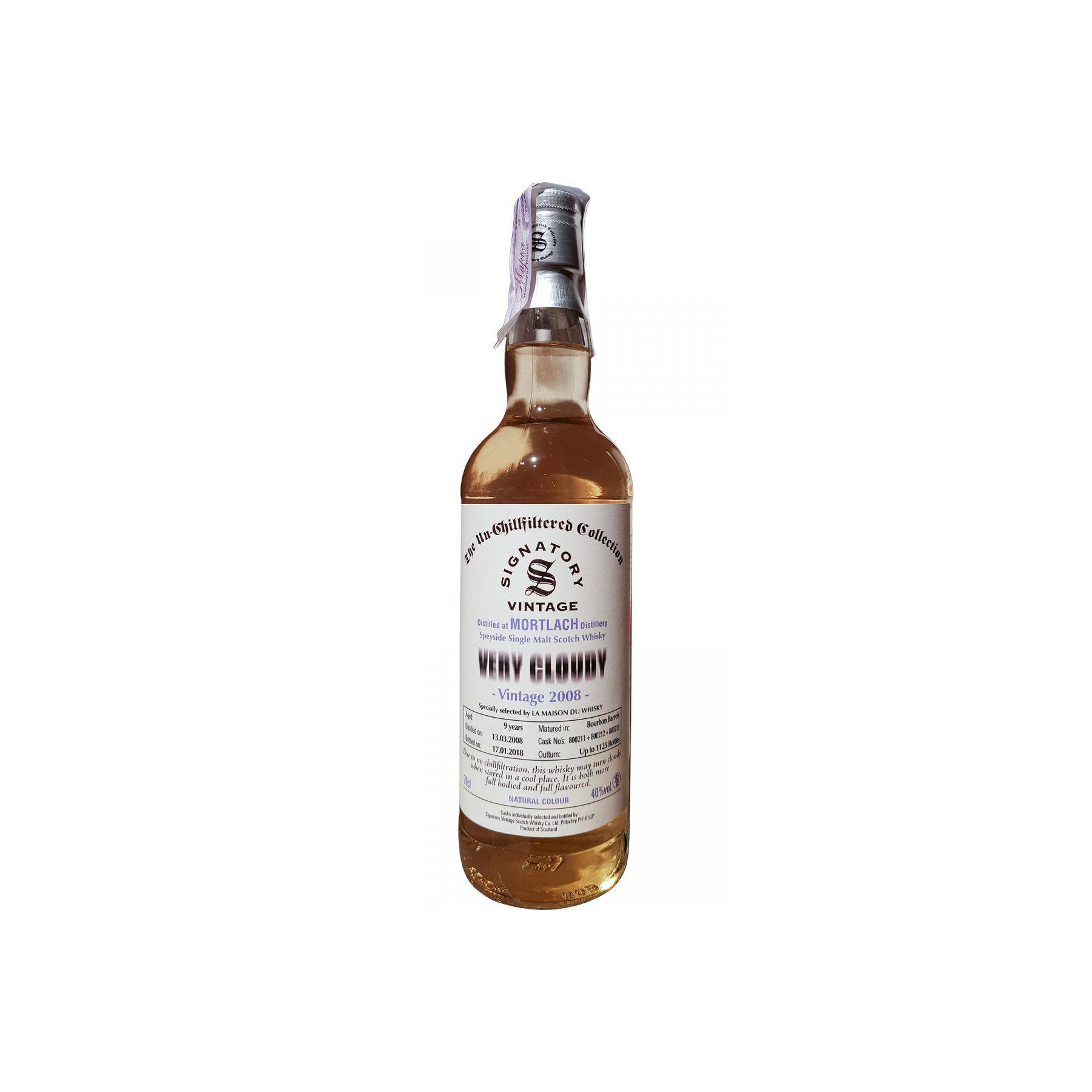 Mortlach 2008 9 Years Single Malt Whisky