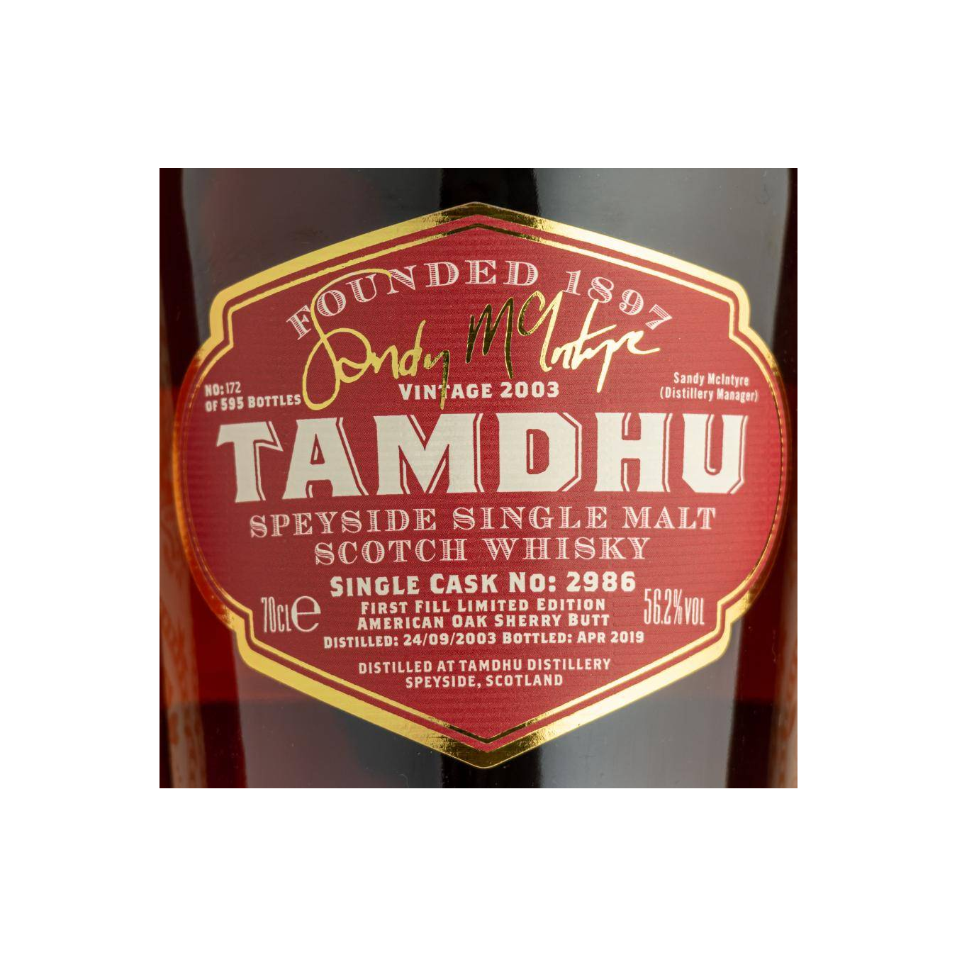Tamdhu 2003 16 Years Single Malt Whisky 3