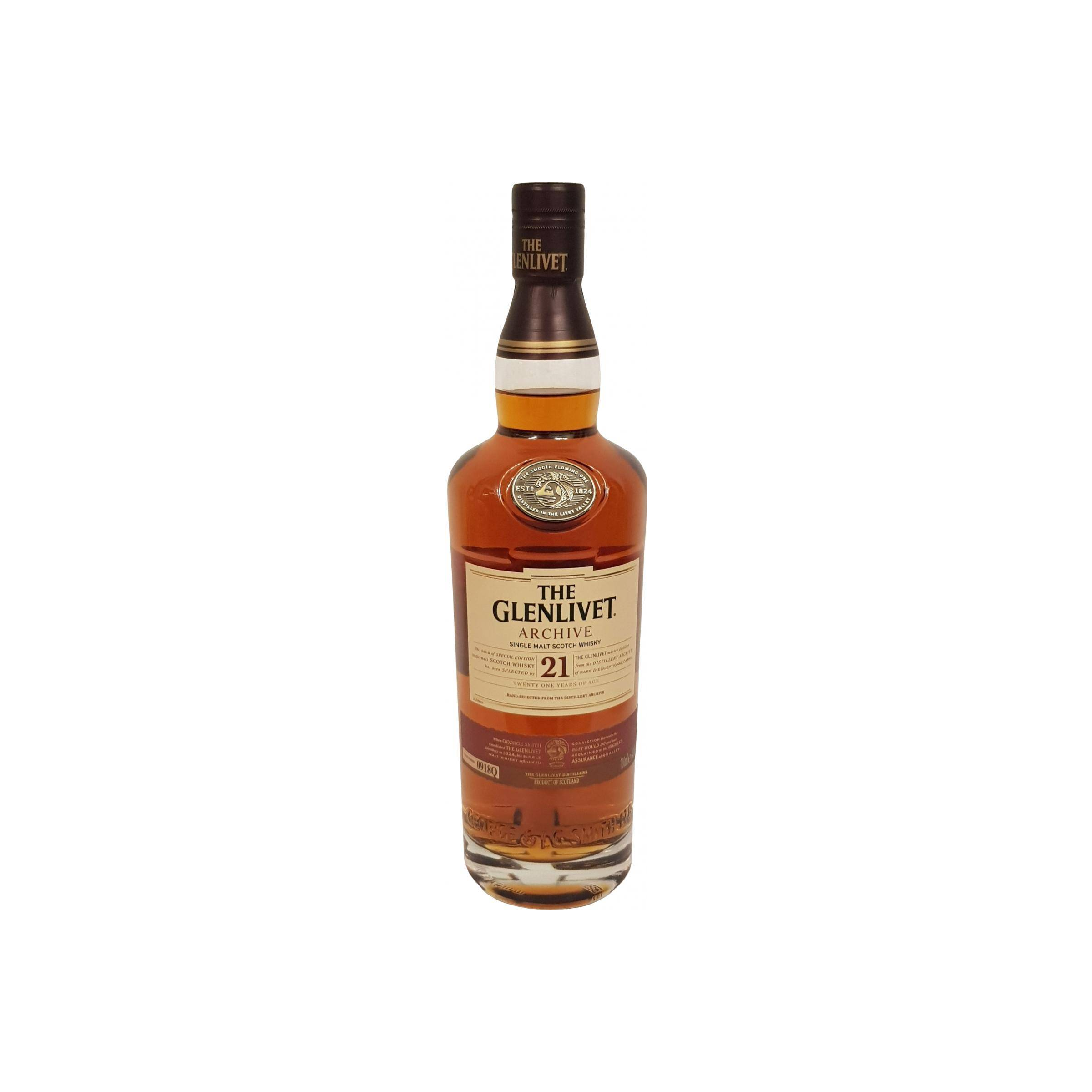 The Glenlivet 21 Years Single Malt Whisky