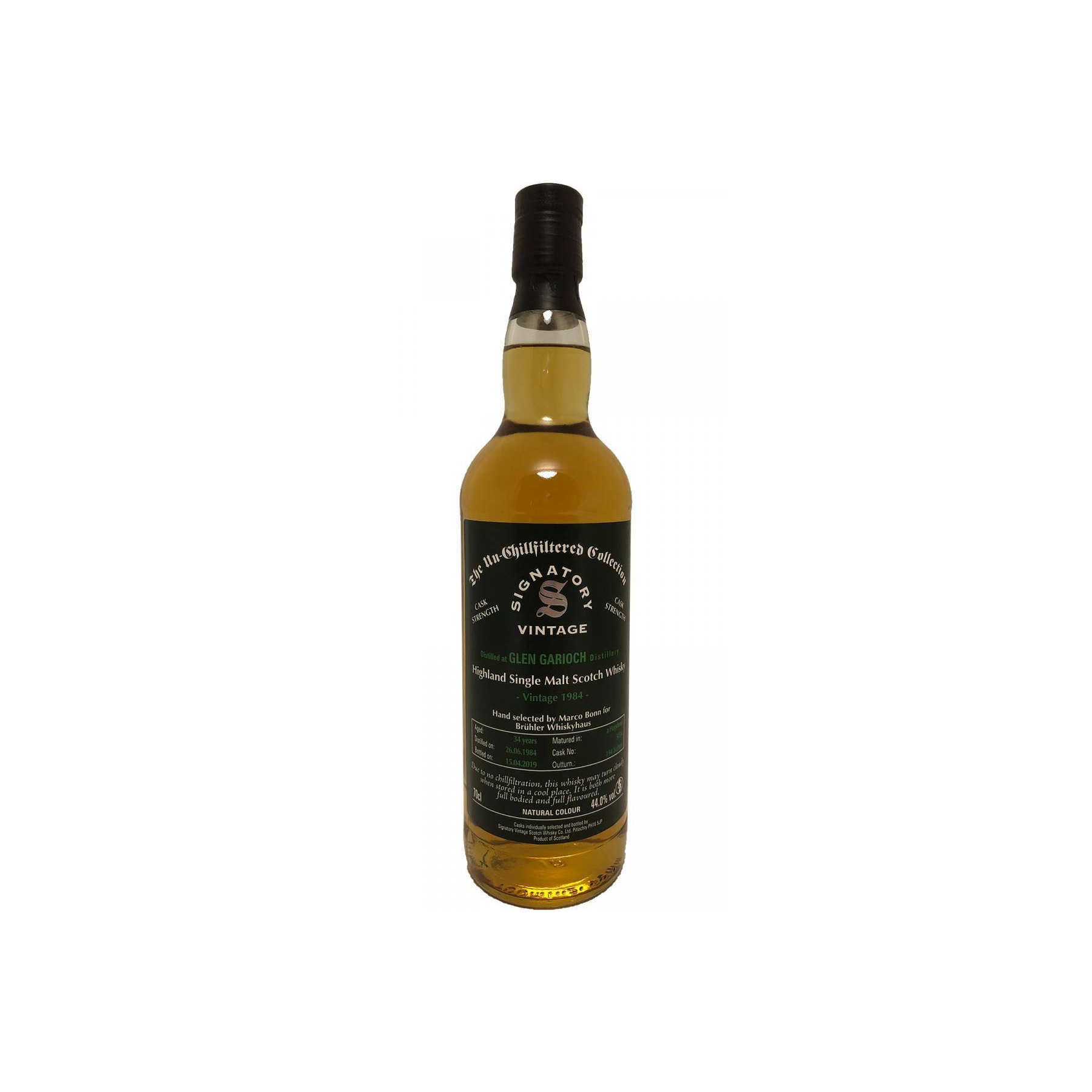 Glen Garioch 1984 34 Years Single Malt Whisky