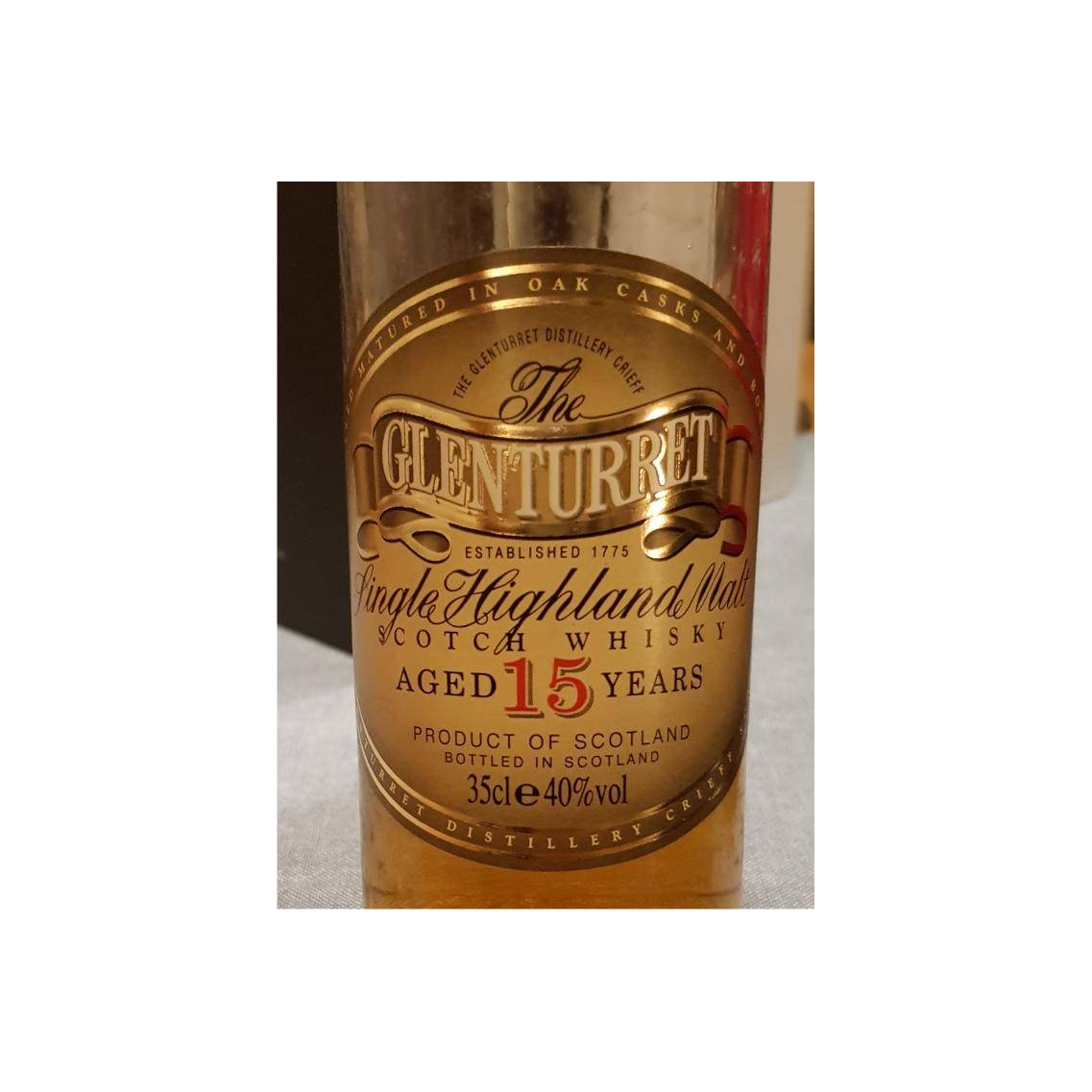 The Glenturret 15 Years Single Malt Whisky