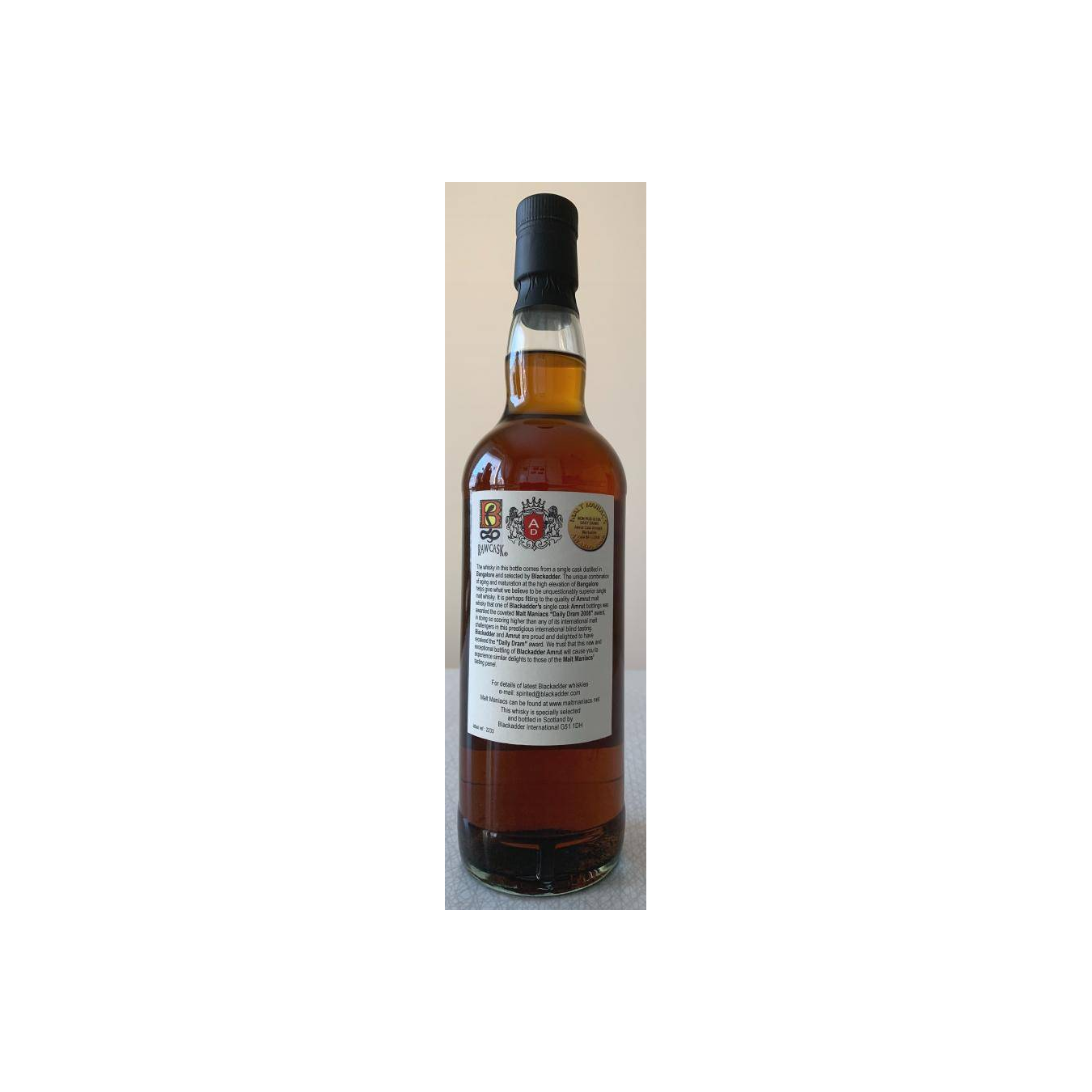 Amrut Raw Cask Single Malt Whisky