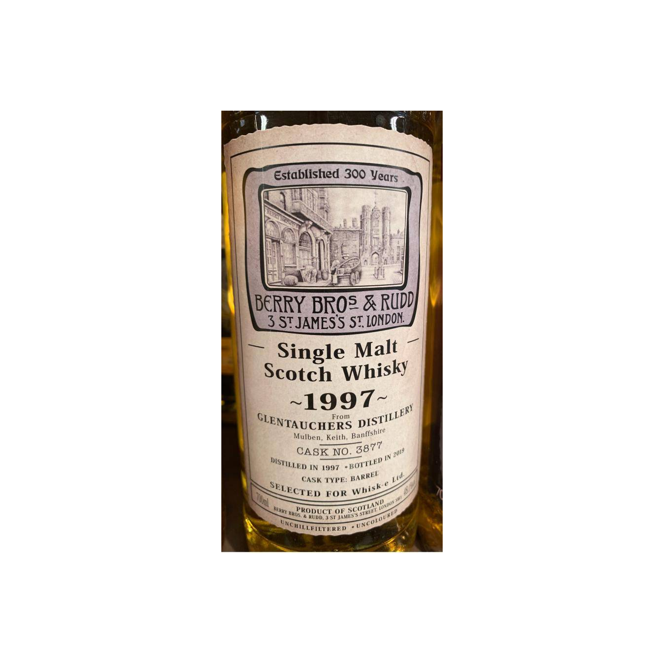Glentauchers 1997 22 Years Single Malt Whisky 2