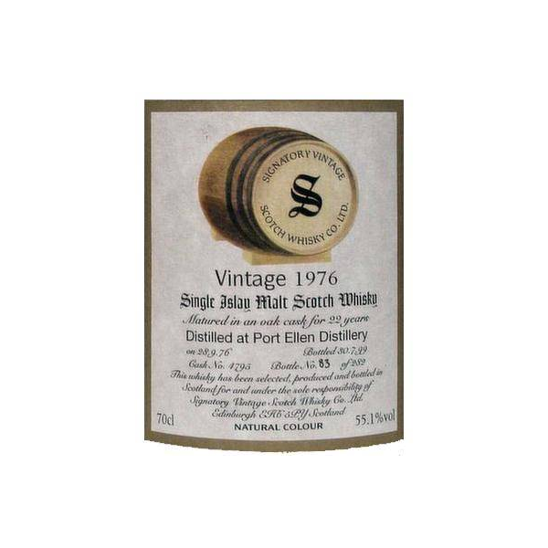 Port Ellen Vintage Collection - Dumpy 1976 22 Years Single Malt Whisky