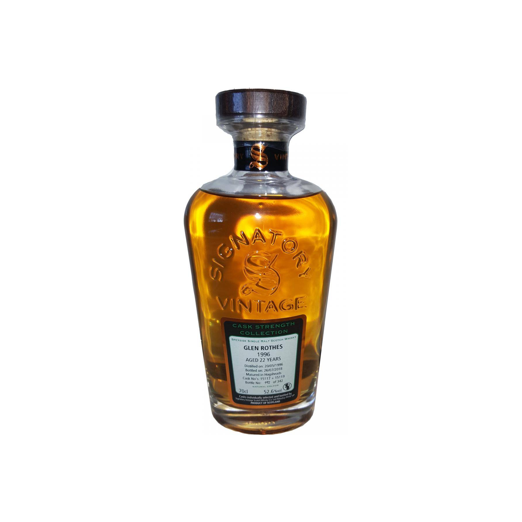 The Glenrothes Cask Strength Collection 1996 22 Years Single Malt Whisky
