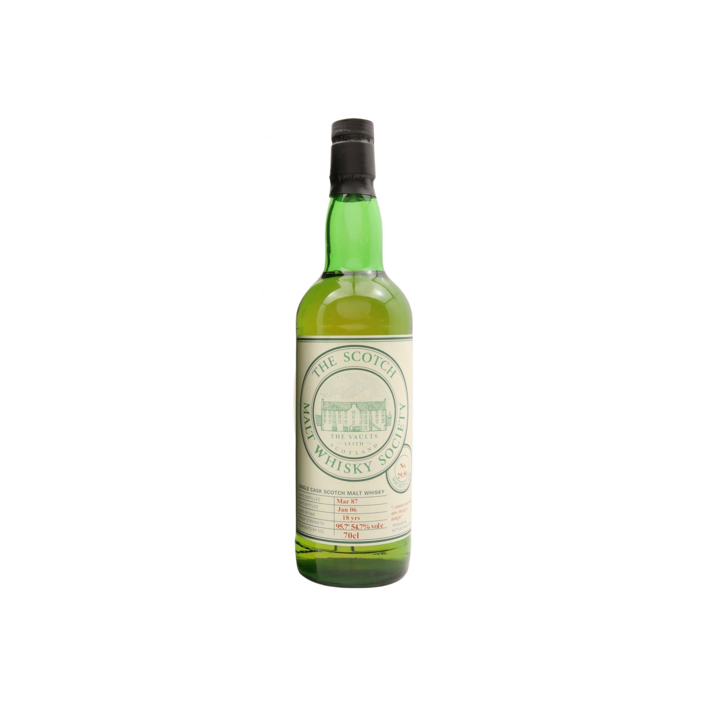 The Scotch Malt Whisky Society 1987 18 Years Single Malt Whisky