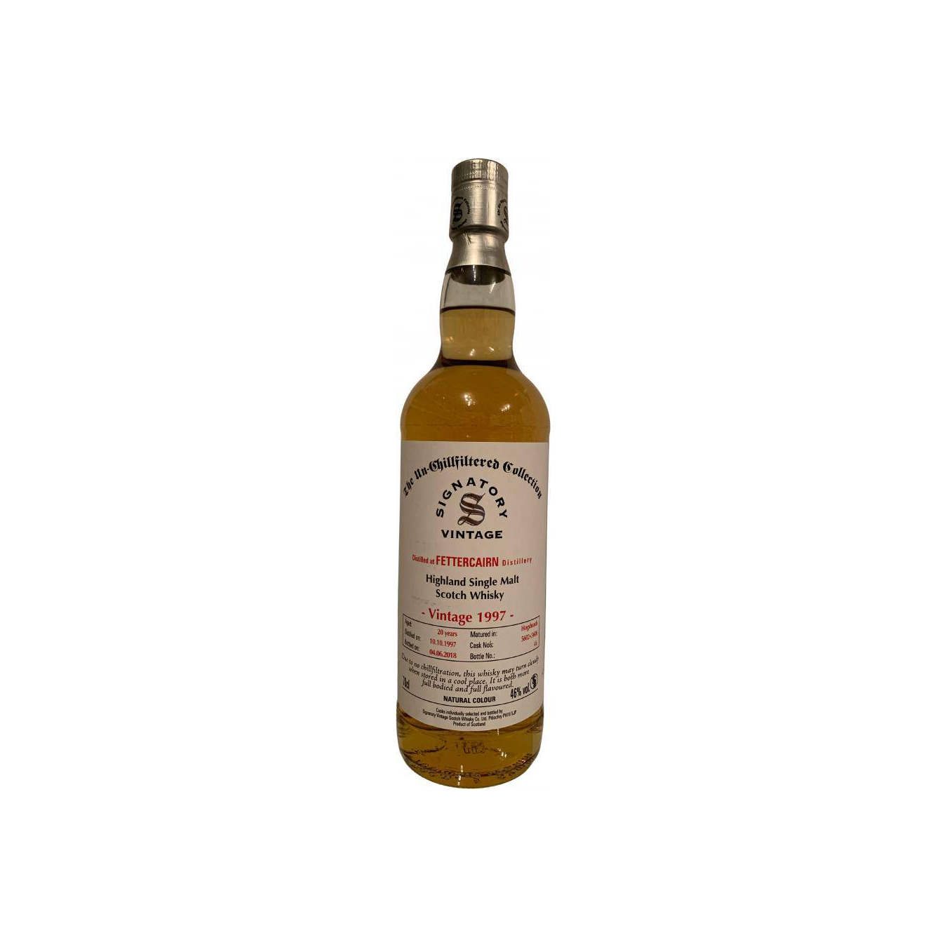 Fettercairn The Un-Chillfiltered Collection 1997 20 Years Single Malt Whisky