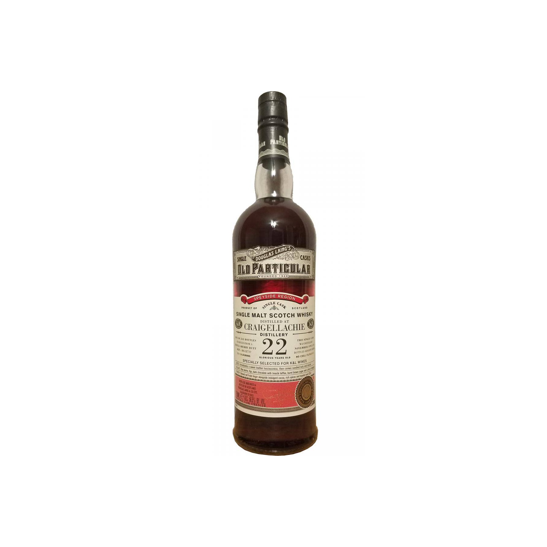 Craigellachie Old Particular 1995 22 Years Single Malt Whisky
