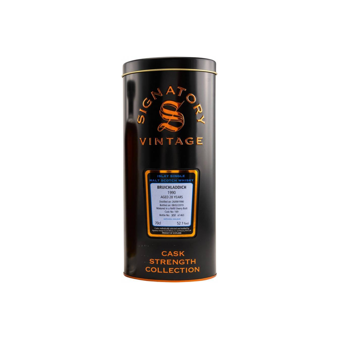 Bruichladdich Cask Strength Collection 1990 28 Years Single Malt Whisky 2