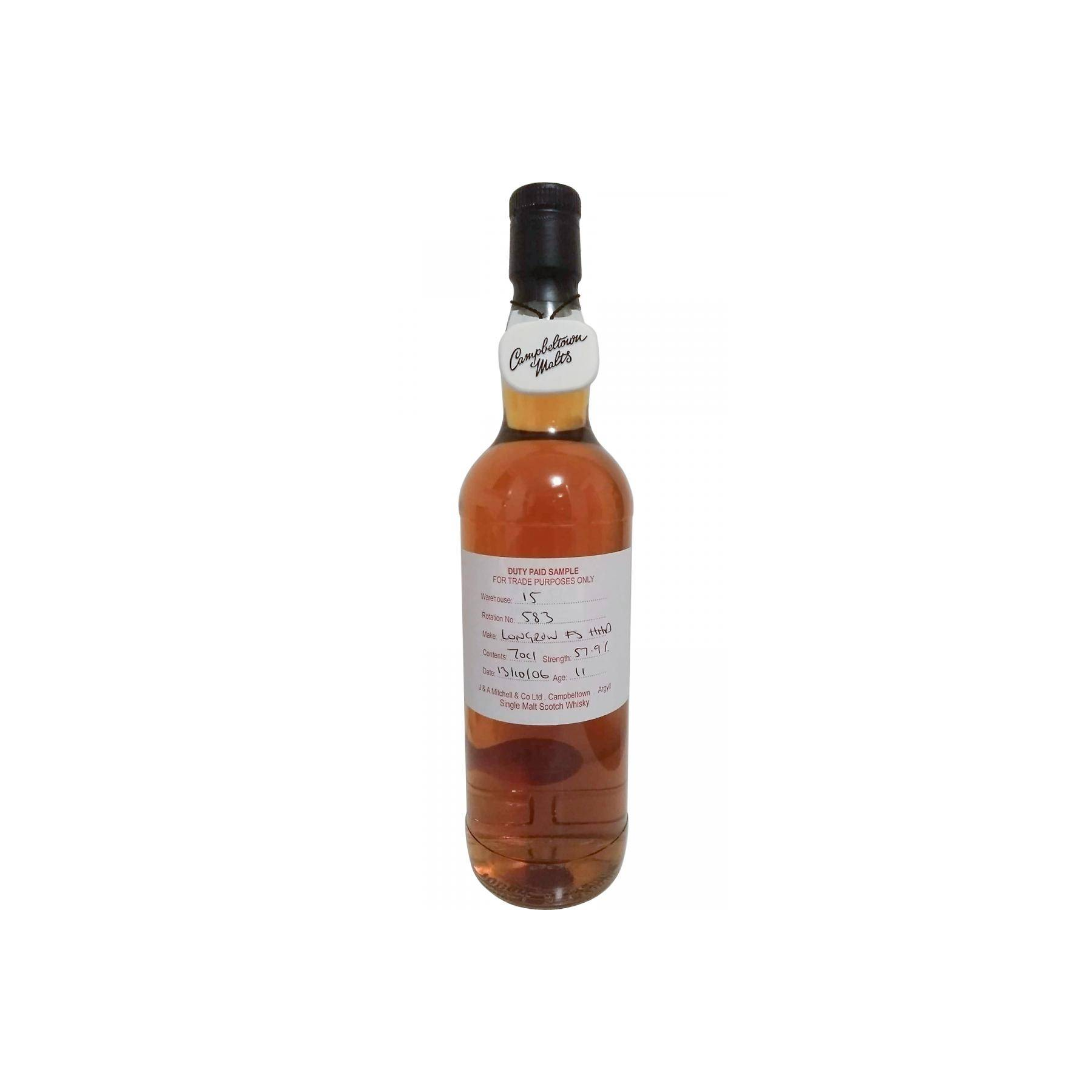 Longrow Duty Paid Sample - For Trade Purposes Only 2006 11 Years Single Malt Whisky