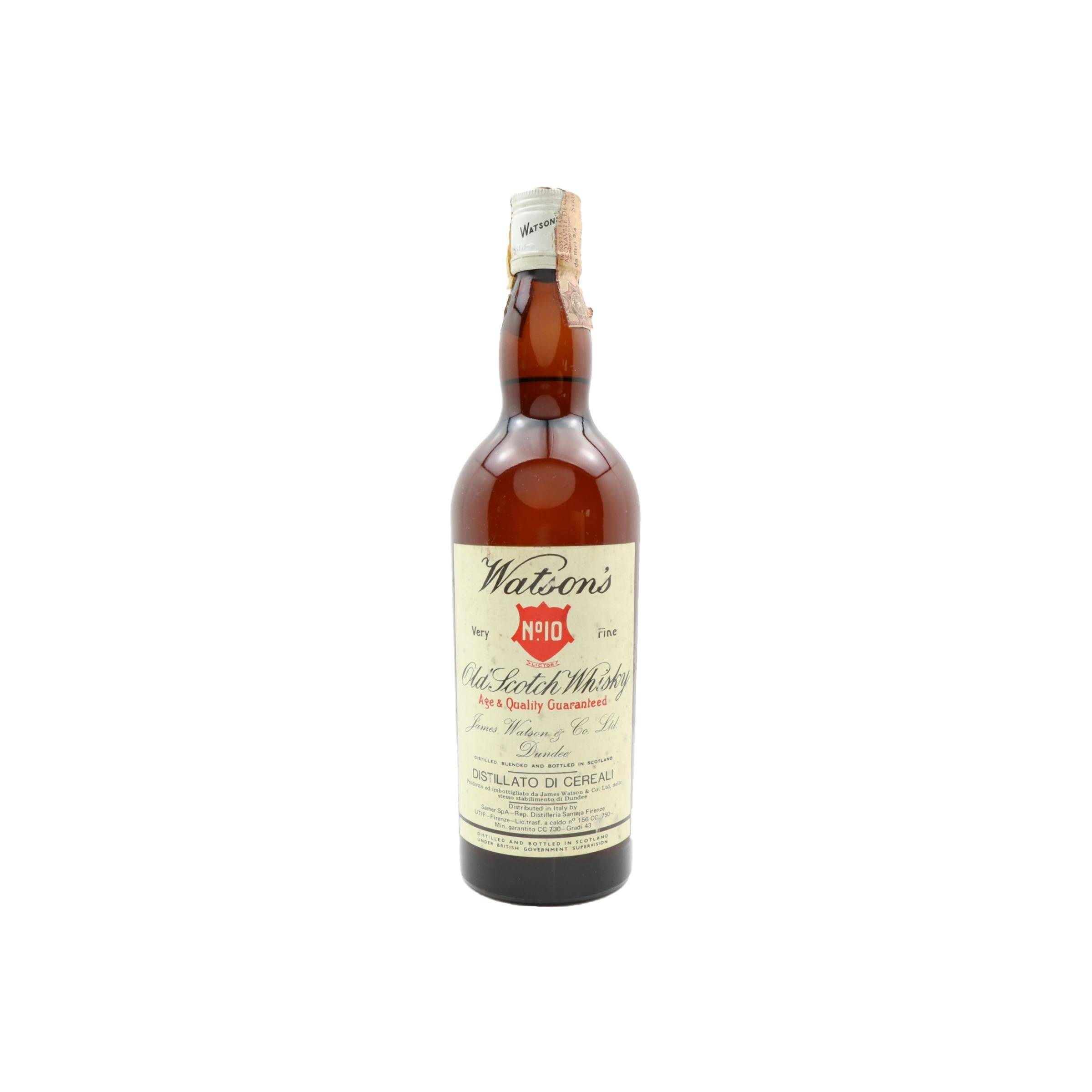 Watson's No. 10 Very Fine Old Scotch Whisky
